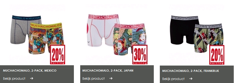 Faculteit Bekijk het internet prototype Waar koop je Muchachomalo boxershorts - Muchachomalo winkels