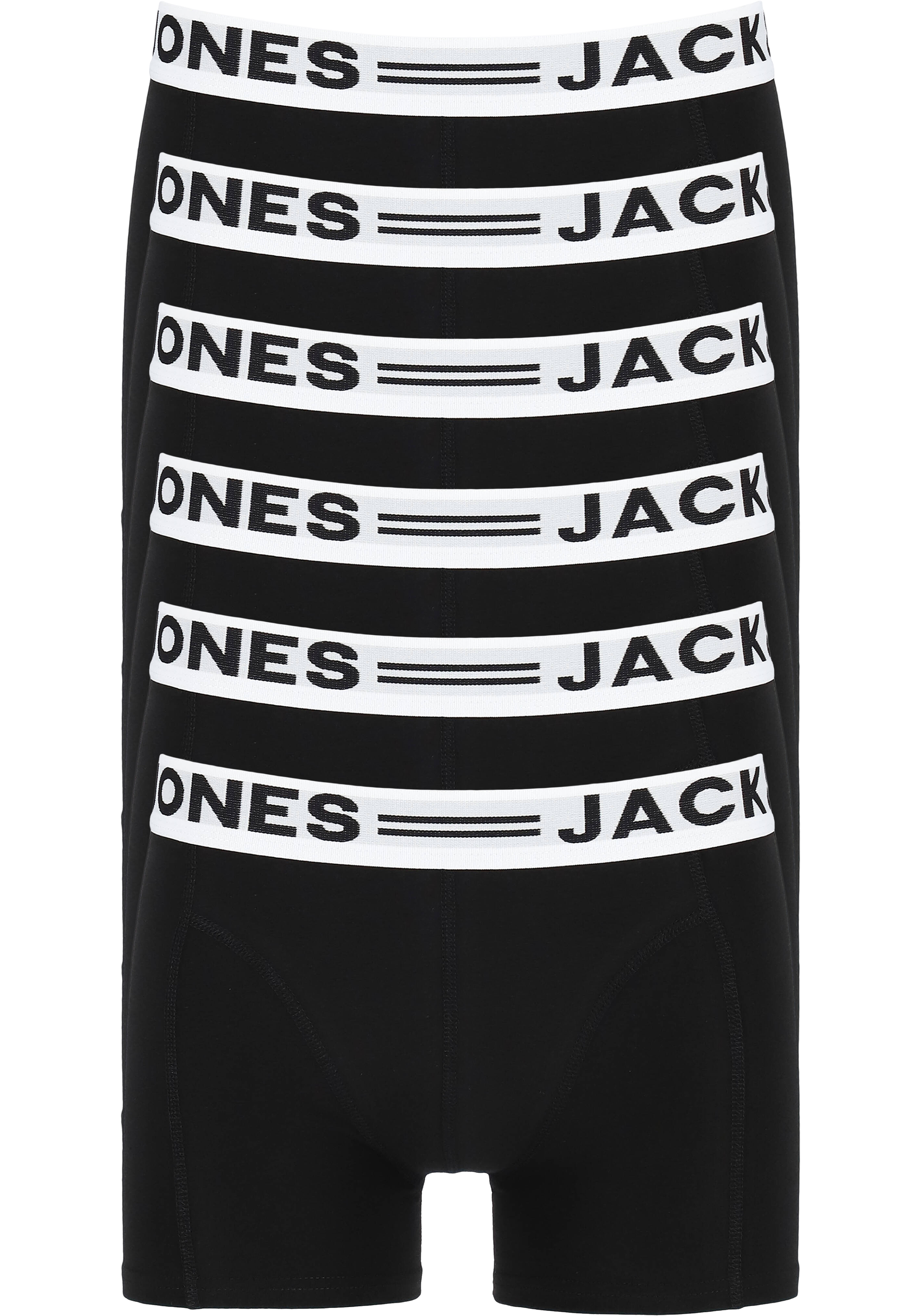 Instrument Noord West Lui JACK & JONES boxers Sense trunks (6-pack), zwart - Shop de nieuwste  voorjaarsmode