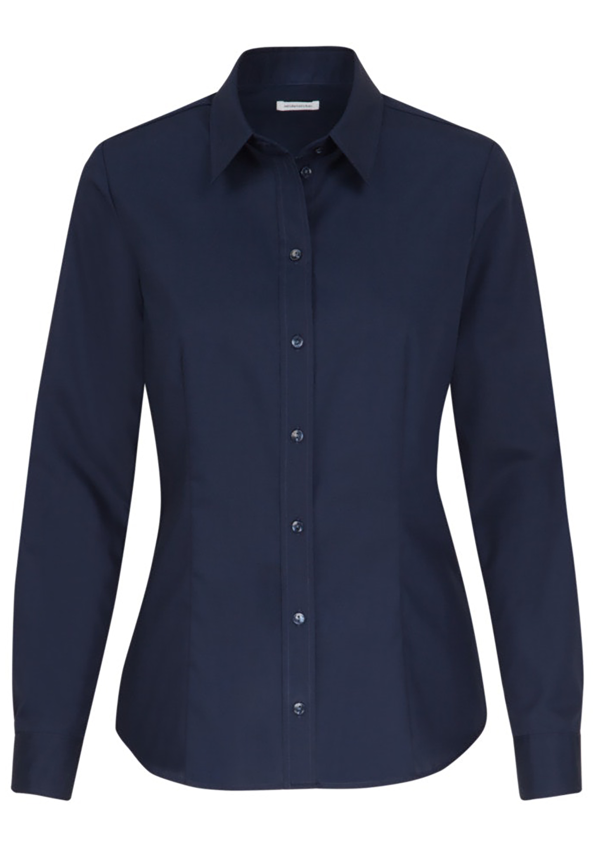 Seidensticker dames blouse regular fit, donkerblauw - Zomer SALE tot 50%