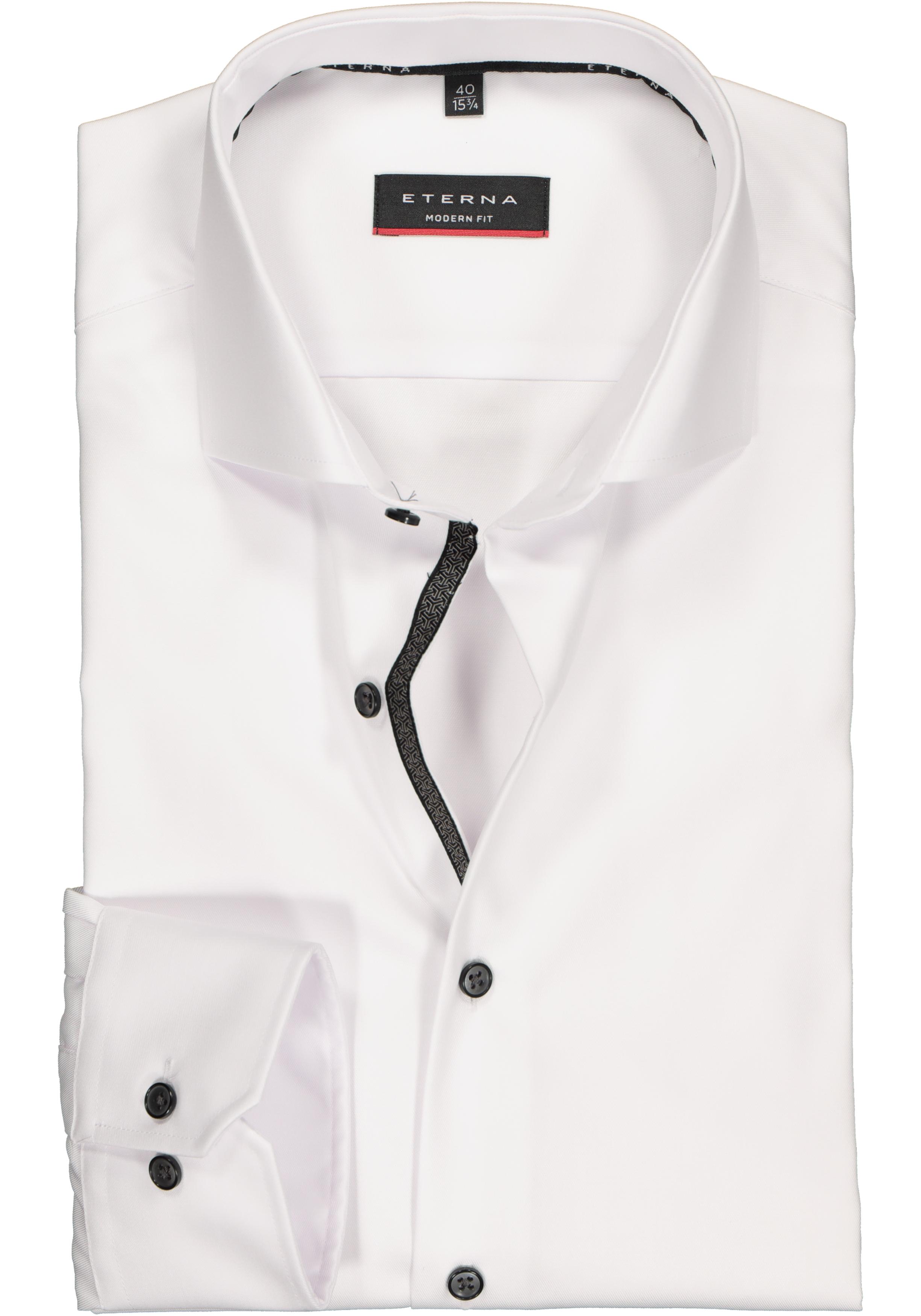 ETERNA modern fit overhemd, niet doorschijnend twill heren wit... - Shop nieuwste voorjaarsmode