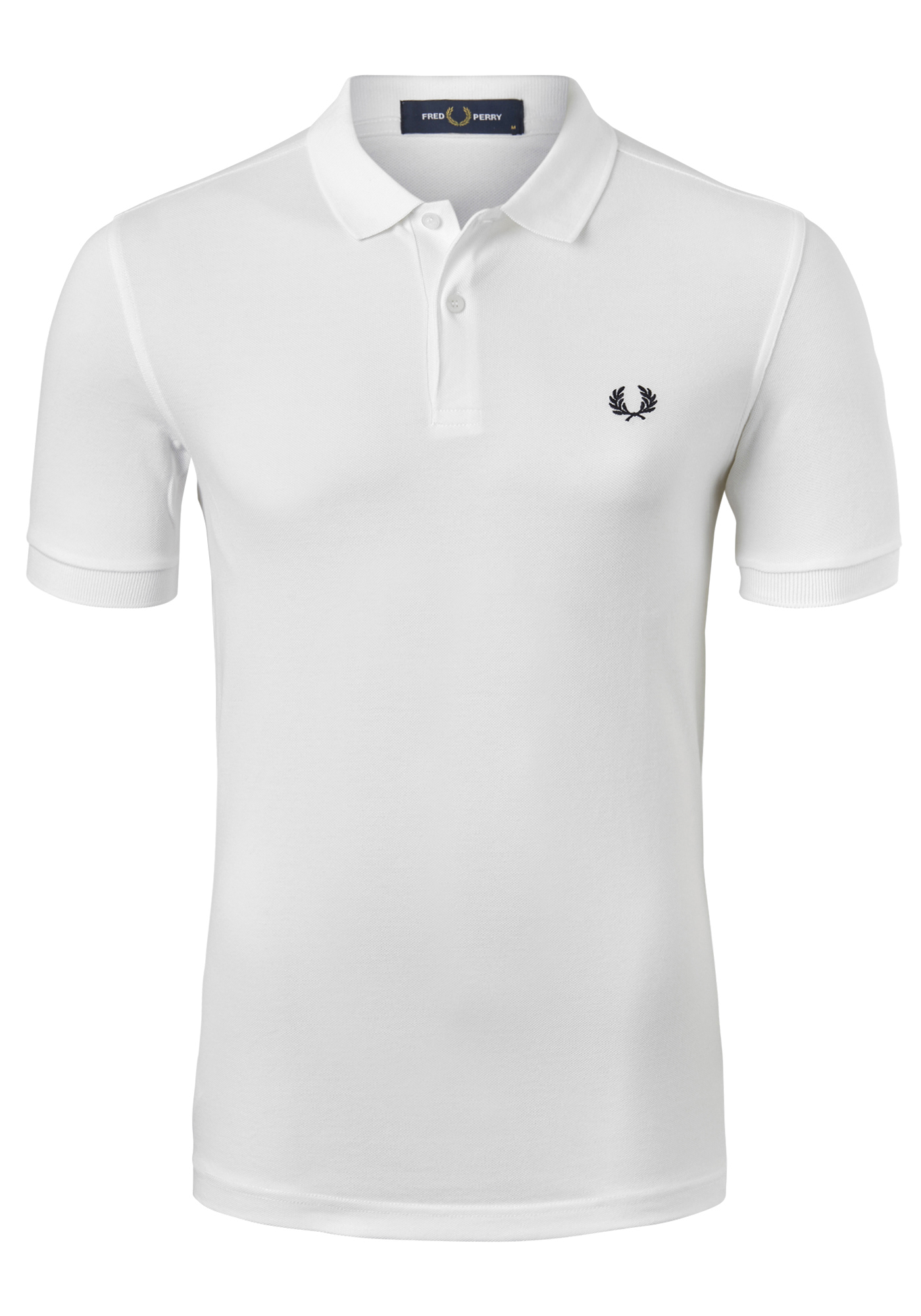 Fred Perry M6000 polo shirt, polo white, wit - SALE tot korting