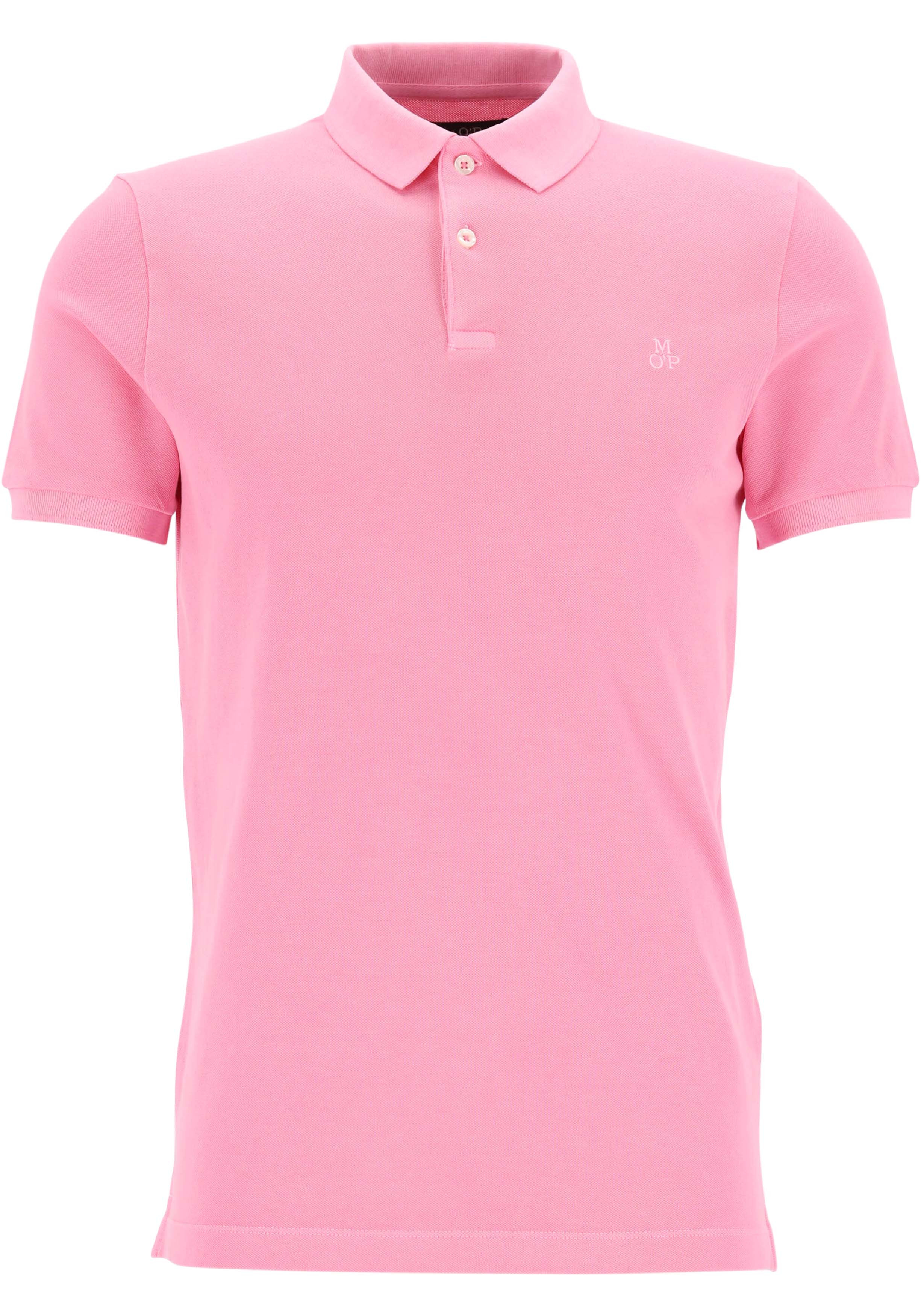 Marc O'Polo shaped fit polo, roze - Shop voorjaarsmode