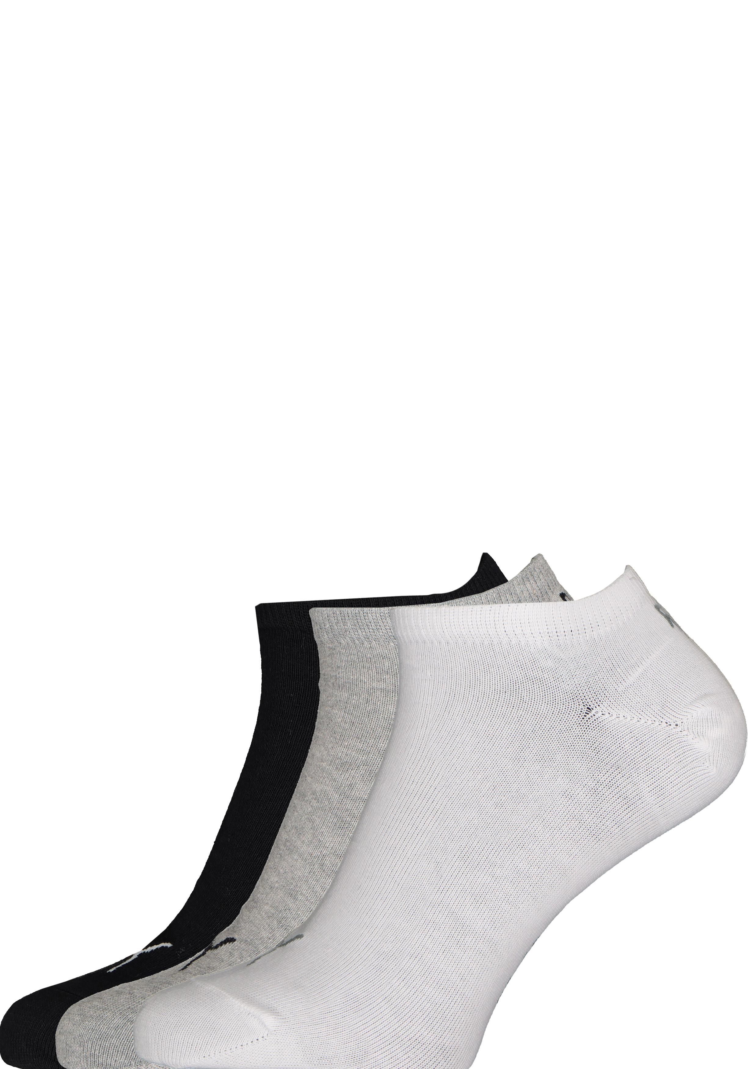 verkoopplan graan Piraat Puma unisex sneaker sokken (6-pack), wit, grijs en zwart - Zomer SALE tot  50% korting
