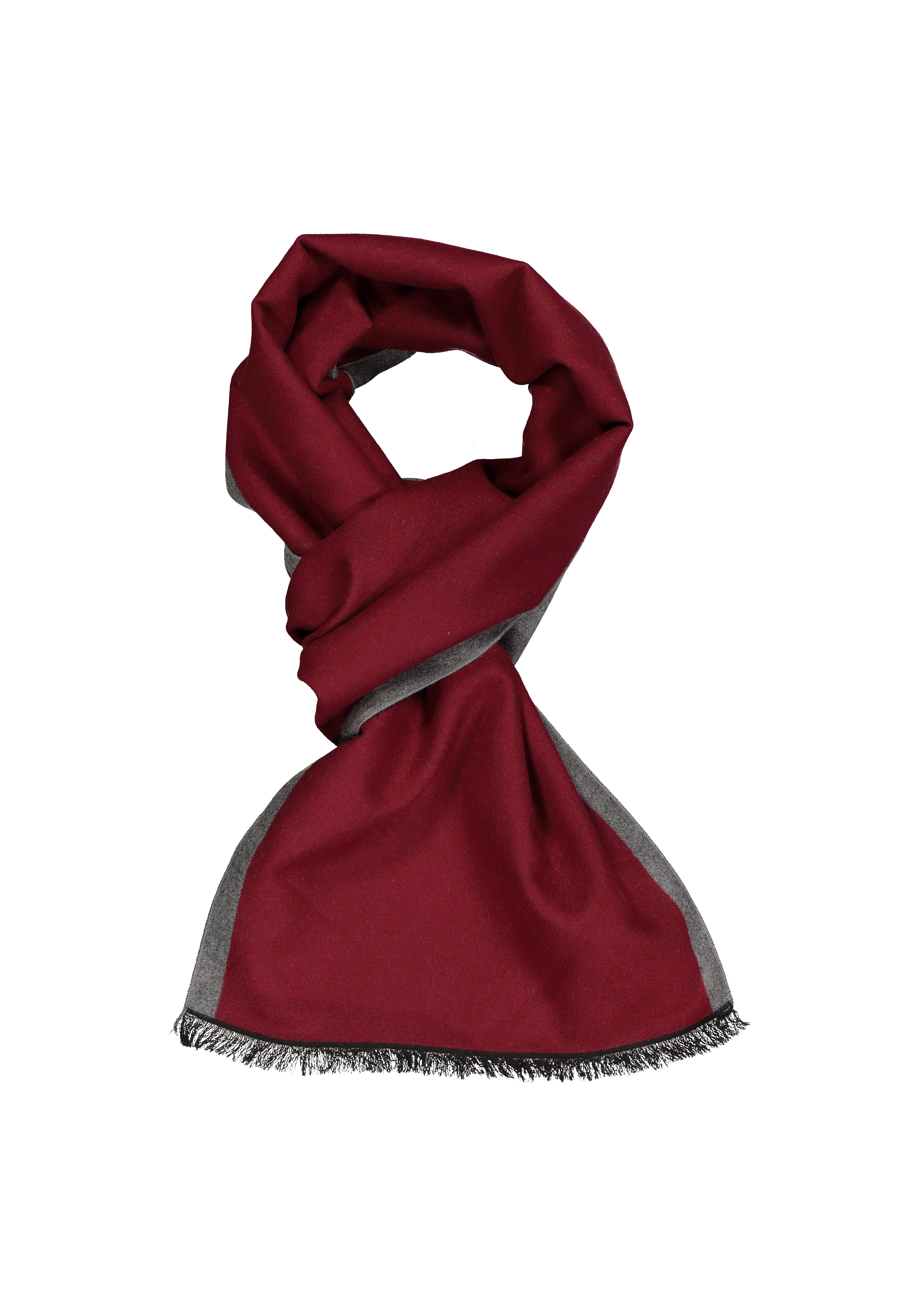 voordat dichtbij Lengtegraad Michaelis heren sjaal, bordeaux rood met grijs - Shop de nieuwste  voorjaarsmode