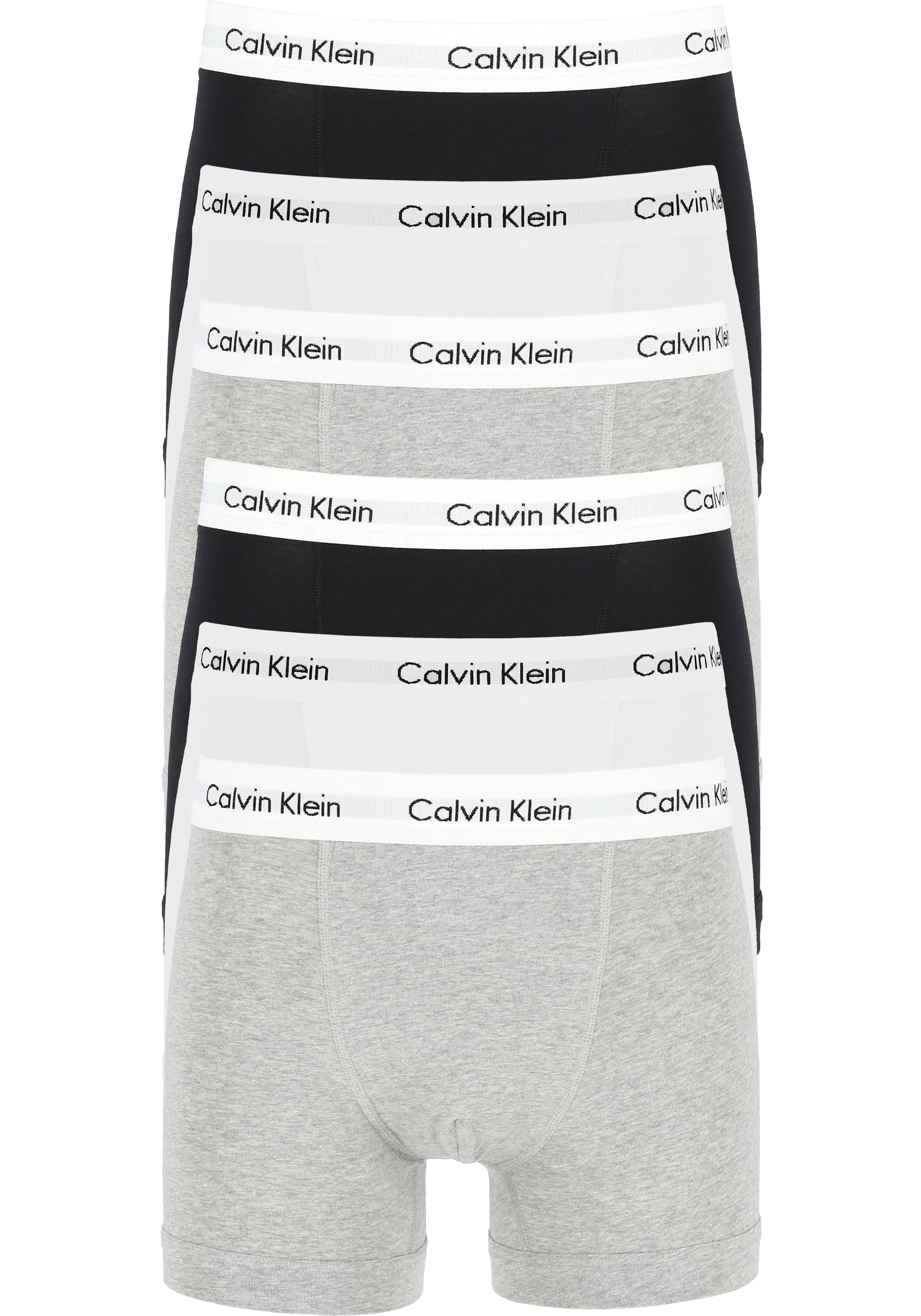 Inwoner druk snijder Actie 6-pack: Calvin Klein trunks, heren boxers normale lengte, zwart,... -  Shop de nieuwste voorjaarsmode
