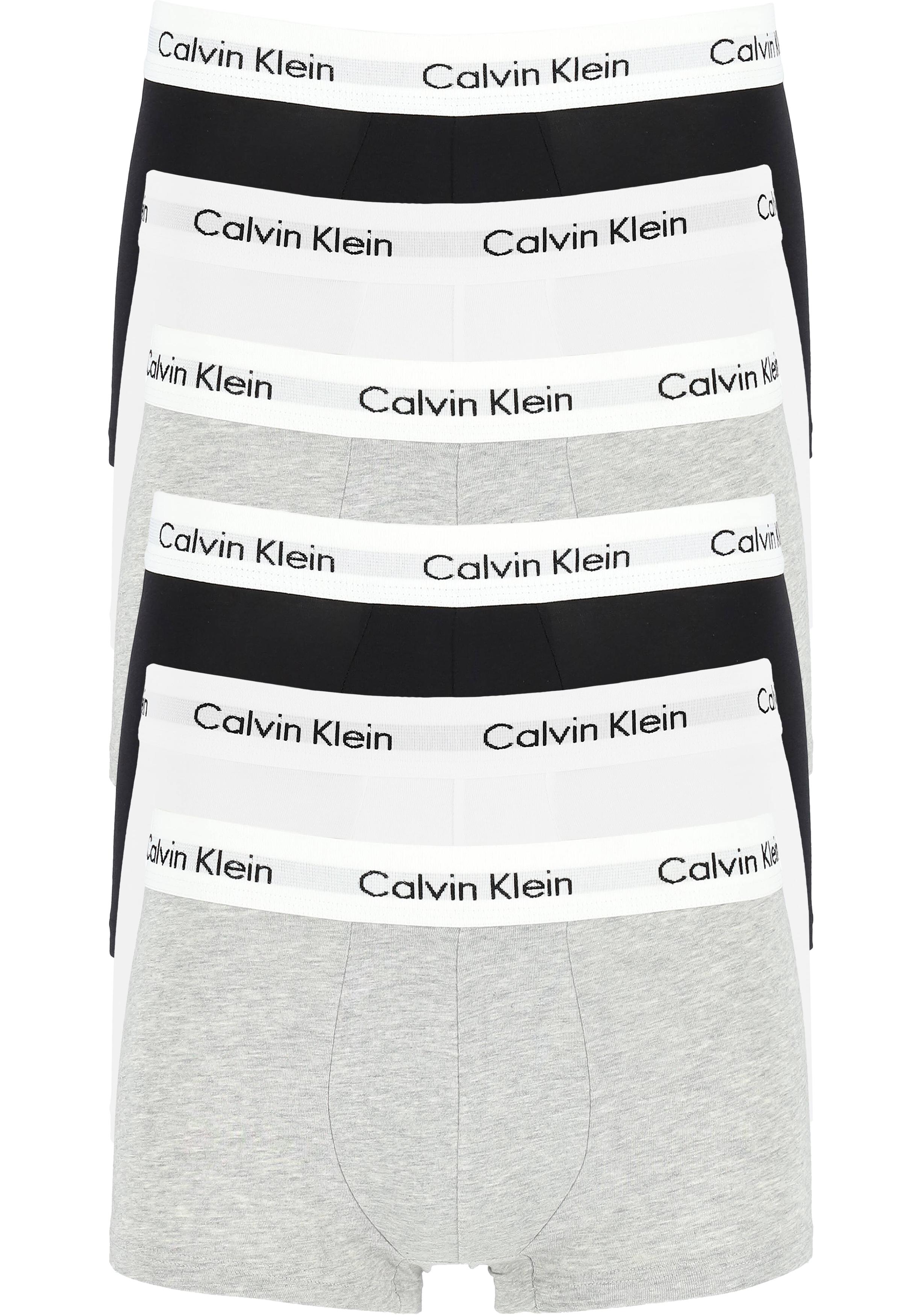 harpoen duurzame grondstof Haast je Actie 6-pack: Calvin Klein low rise trunks, lage heren boxers kort,... -  Shop de nieuwste voorjaarsmode