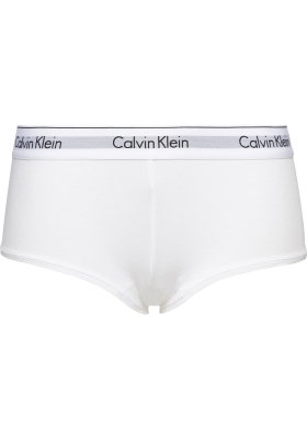 Delegeren gewelddadig gemeenschap Calvin Klein dames Modern Cotton hipster slip, boyshort, wit - SALE tot 50%  korting - Gratis verzending en retour