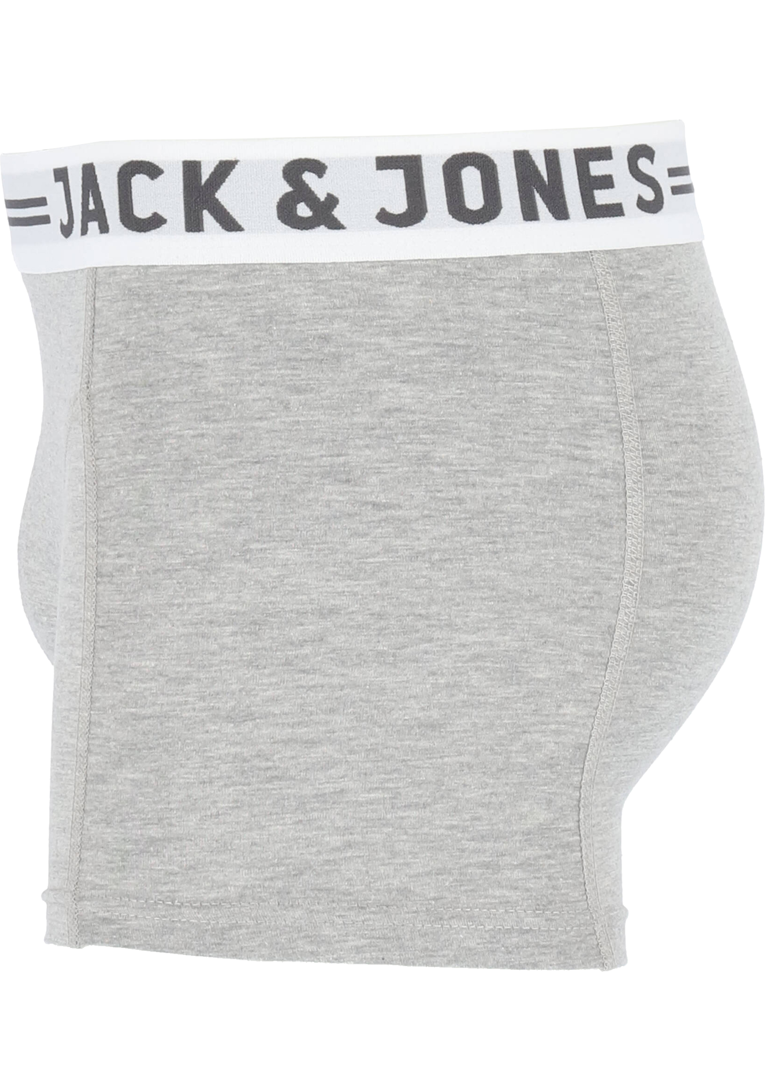 Jack & Jones heren boxers Sense trunks (3-pack), zwart - wit - grijs