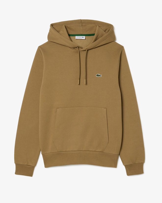 Lacoste heren hoodie sweatshirt, cookie lichtbruin