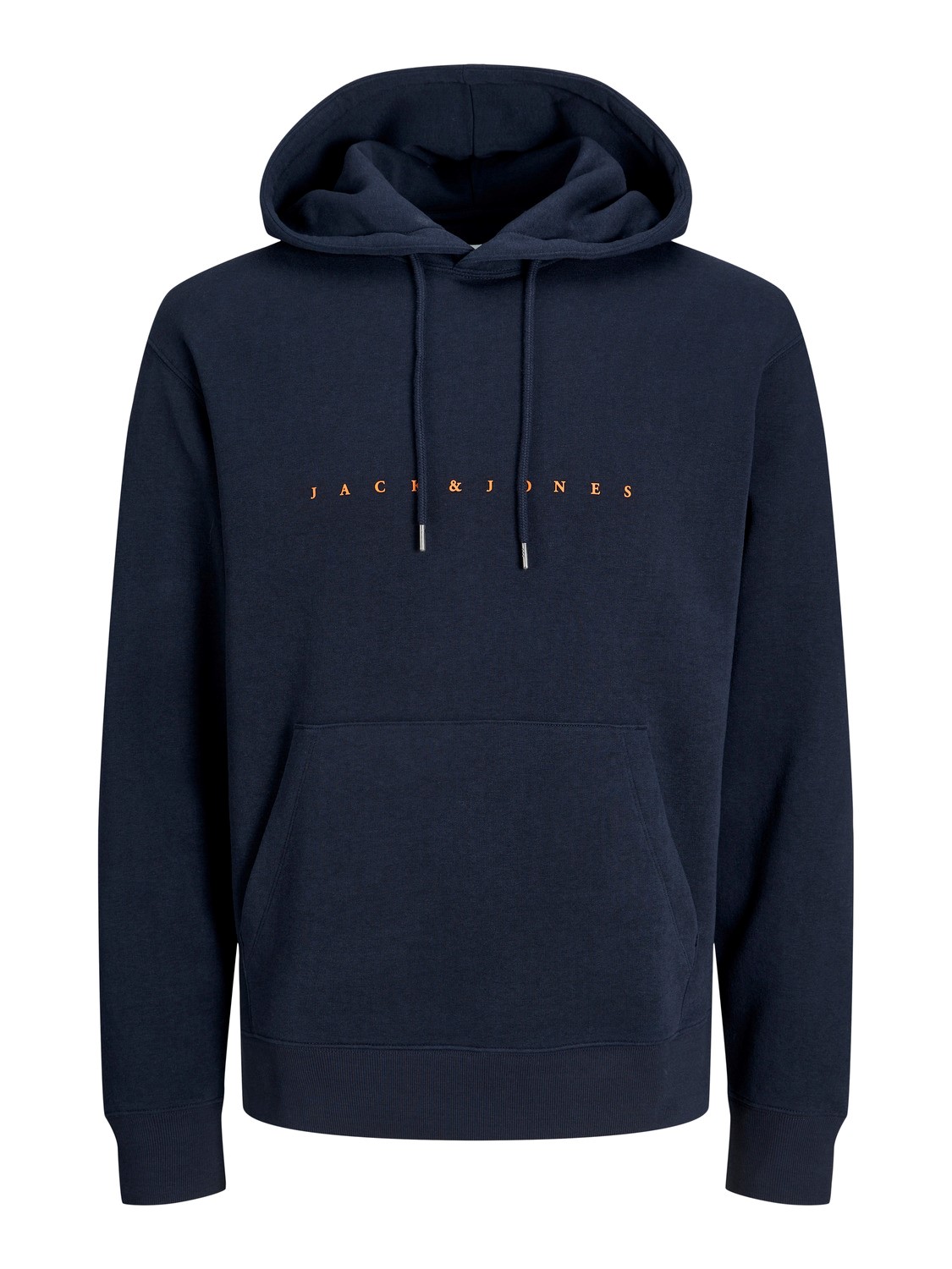 JACK & JONES Star jj sweat hood regular fit, heren hoodie katoenmengsel met capuchon, blauw blauw