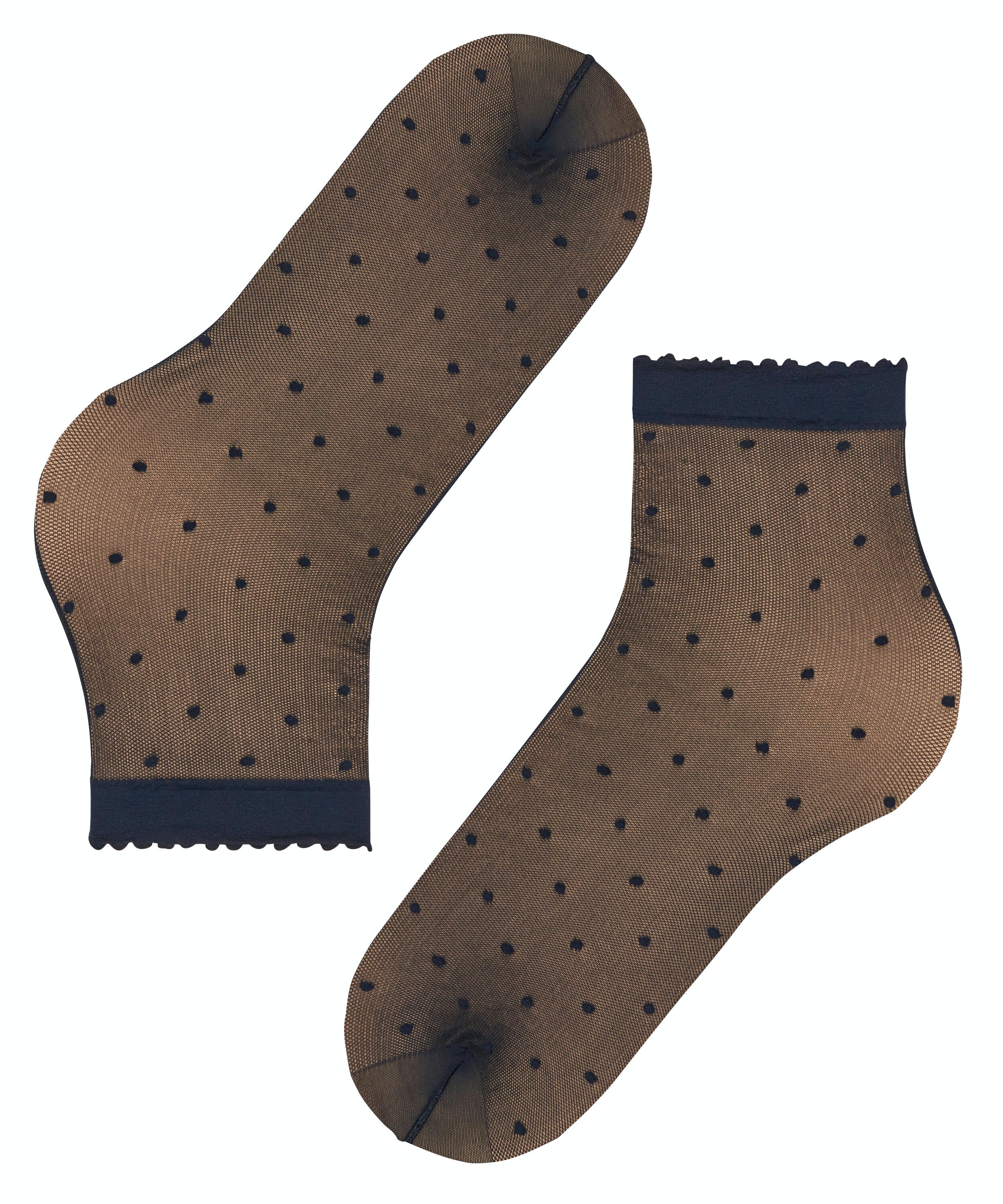 FALKE Dot 15 DEN dames sokjes, marine blauw (marine)