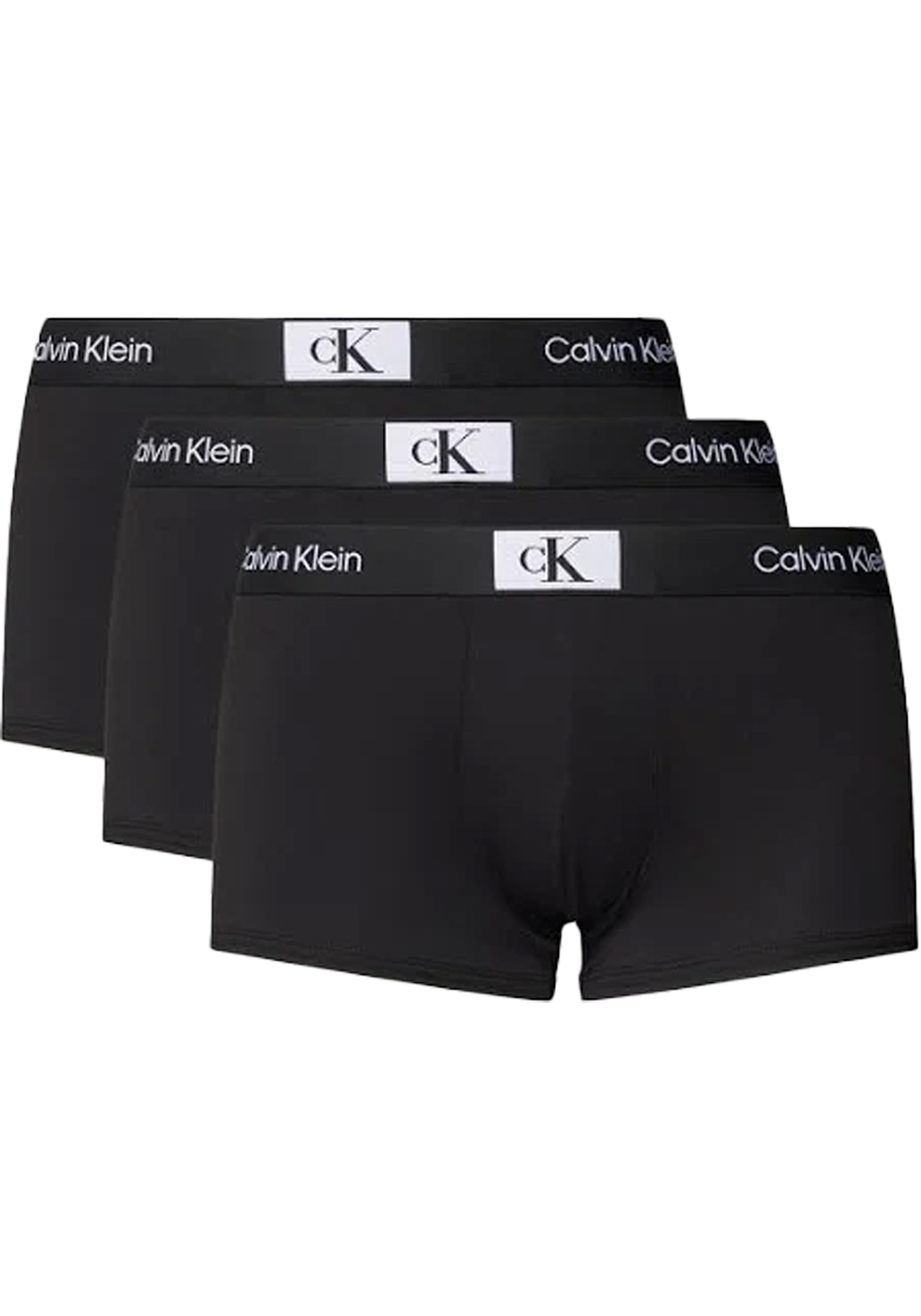 Calvin Klein Trunk (3-pack), heren boxers normale lengte, zwart