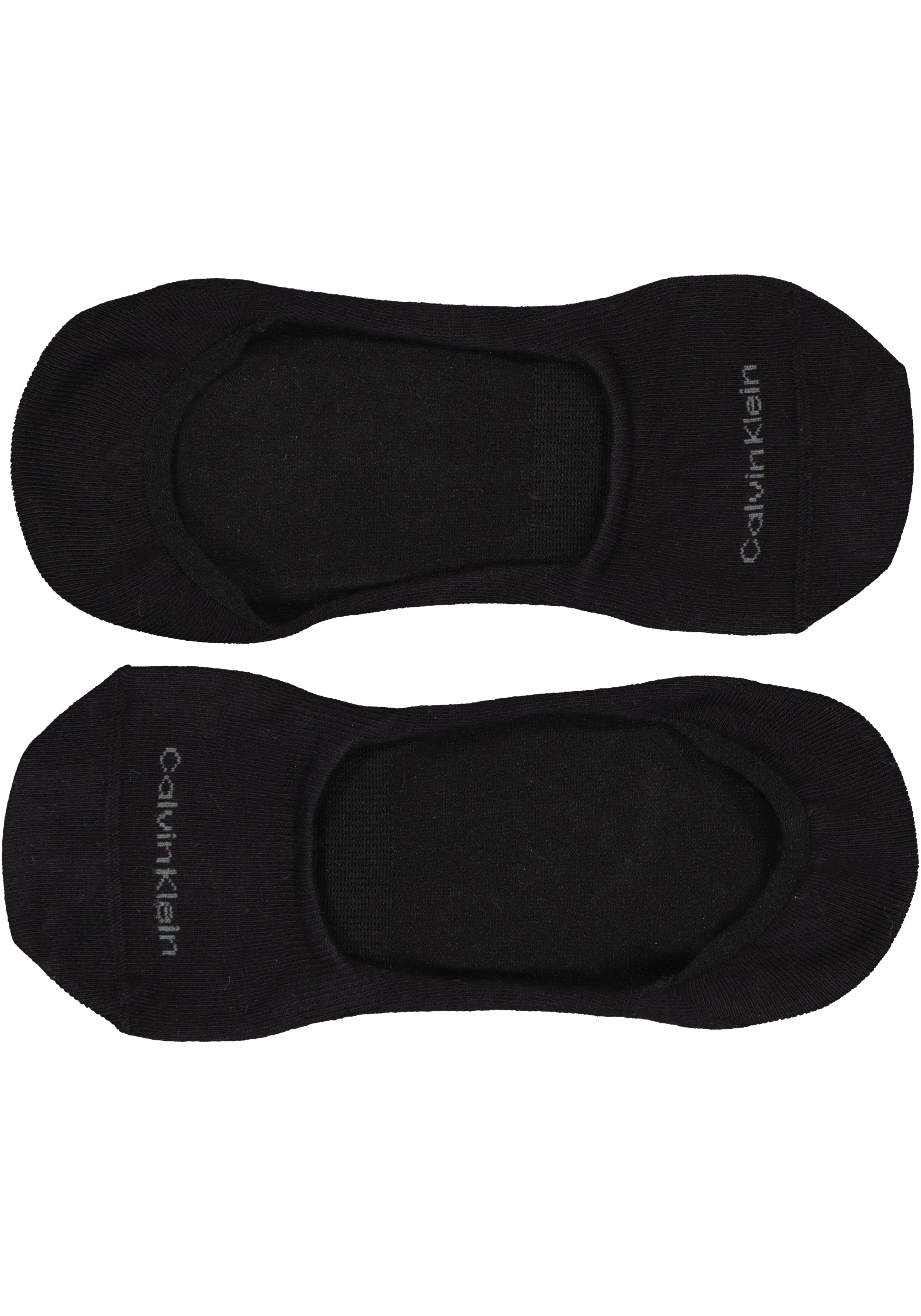 Calvin Klein Luca herensokken (2-pack), onzichtbare sneakersokken, zwart