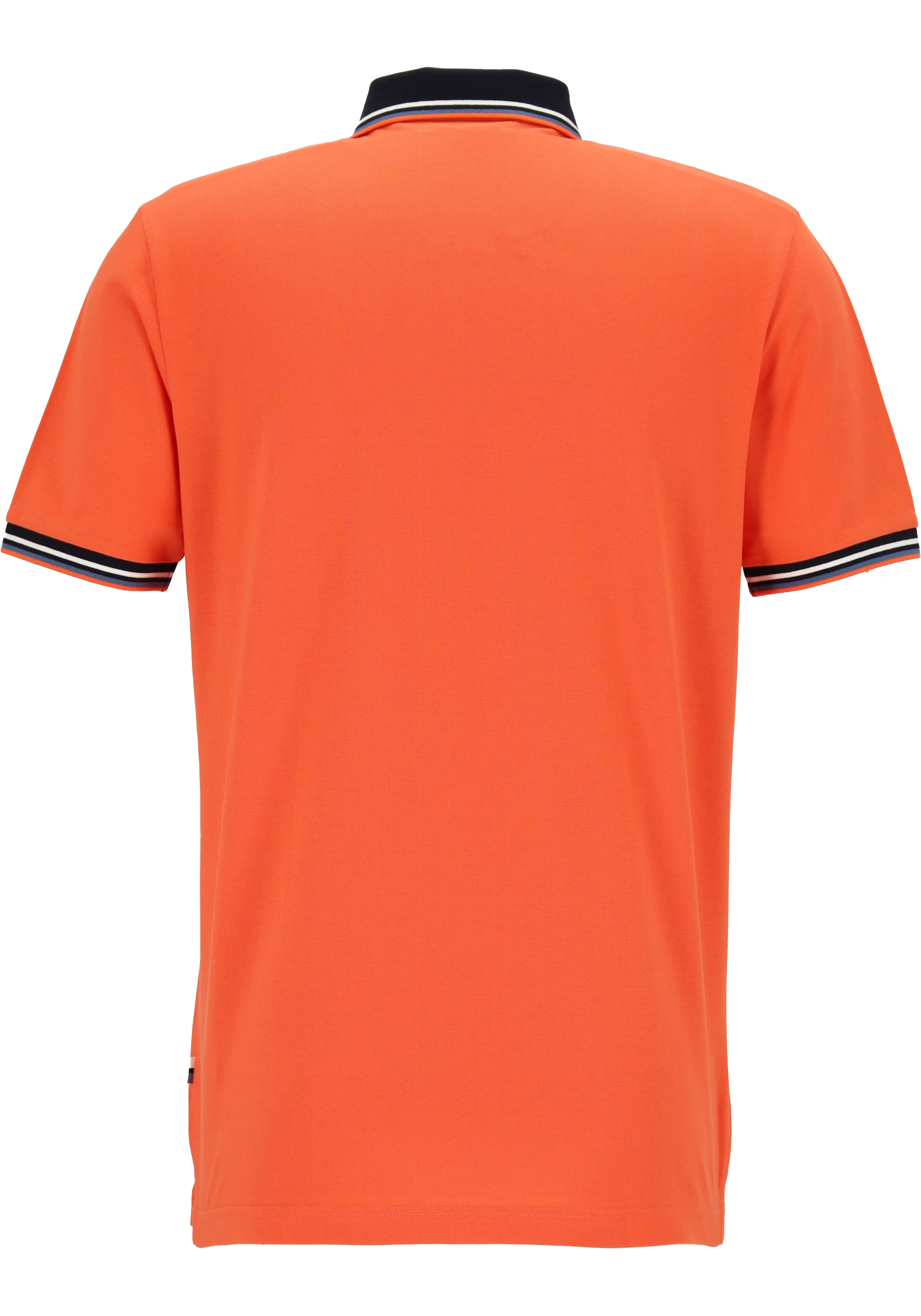 OLYMP Polo Casual, modern fit polo, oranje