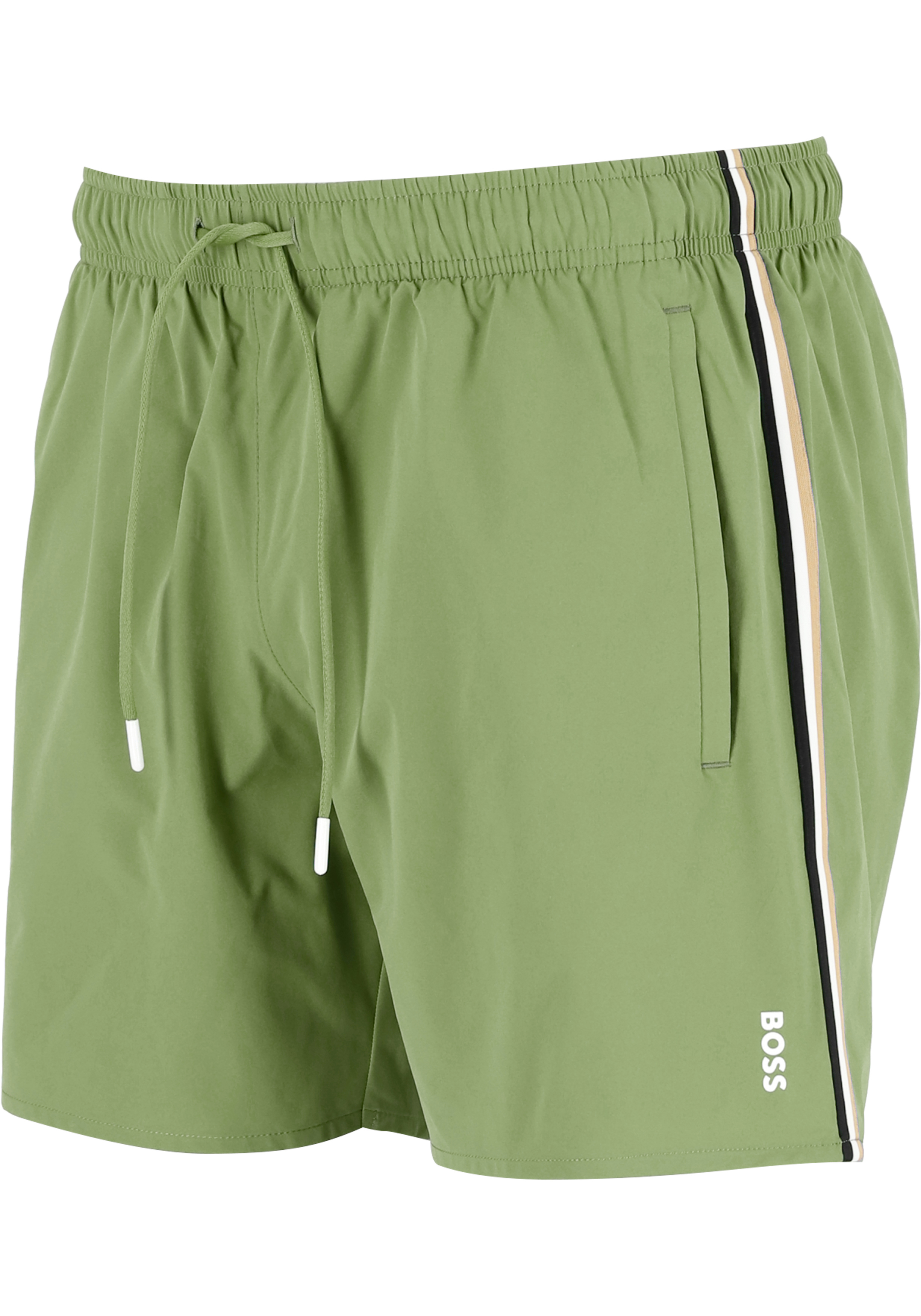 HUGO BOSS Iconic swim shorts, heren zwembroek, groen