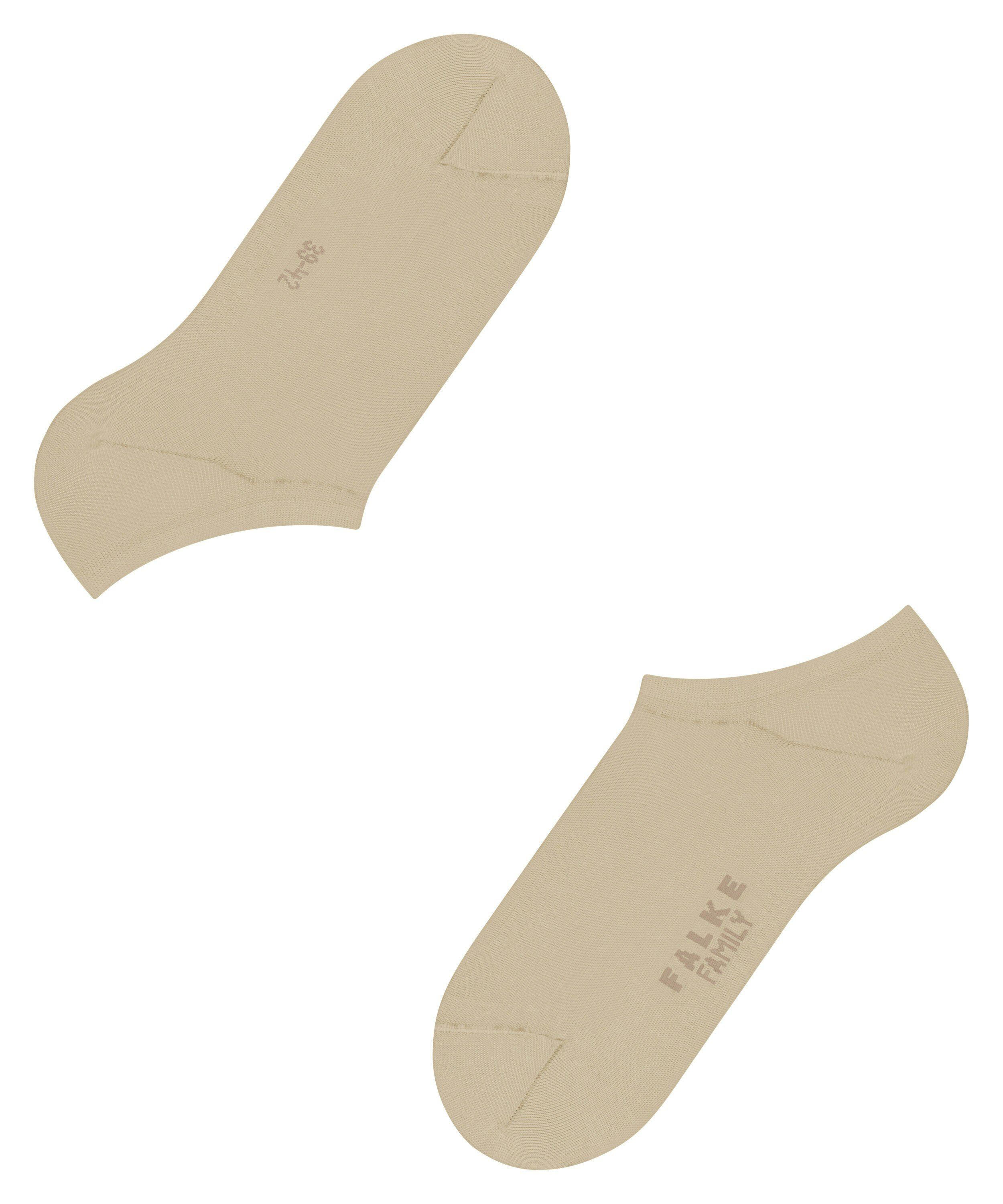 FALKE Family heren kousenvoetjes, beige (sand)