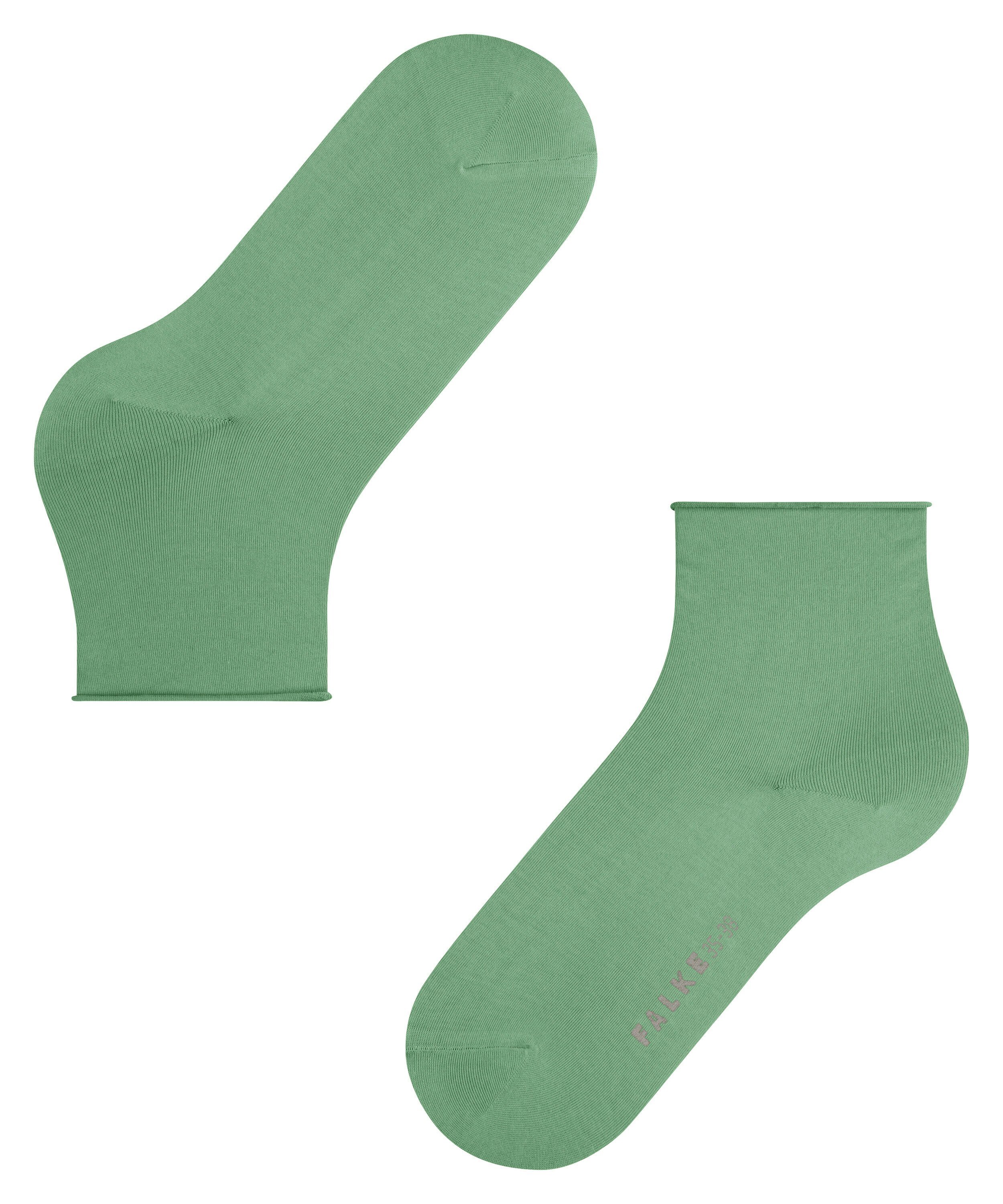 FALKE Cotton Touch damessokken kort, brandnetelgroen (nettle)