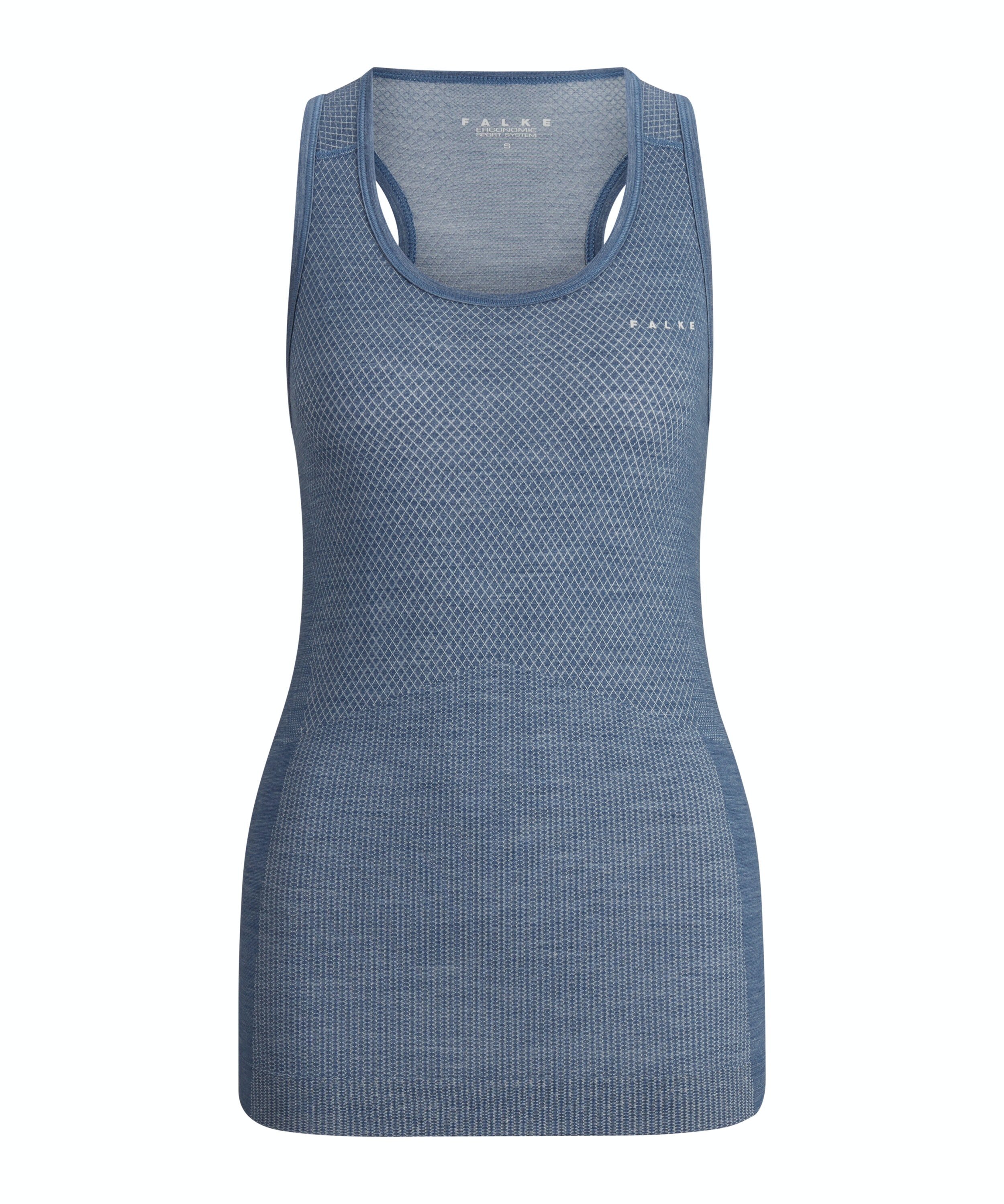 FALKE dames tanktop Wool-Tech Light, thermoshirt, blauw (capitain)