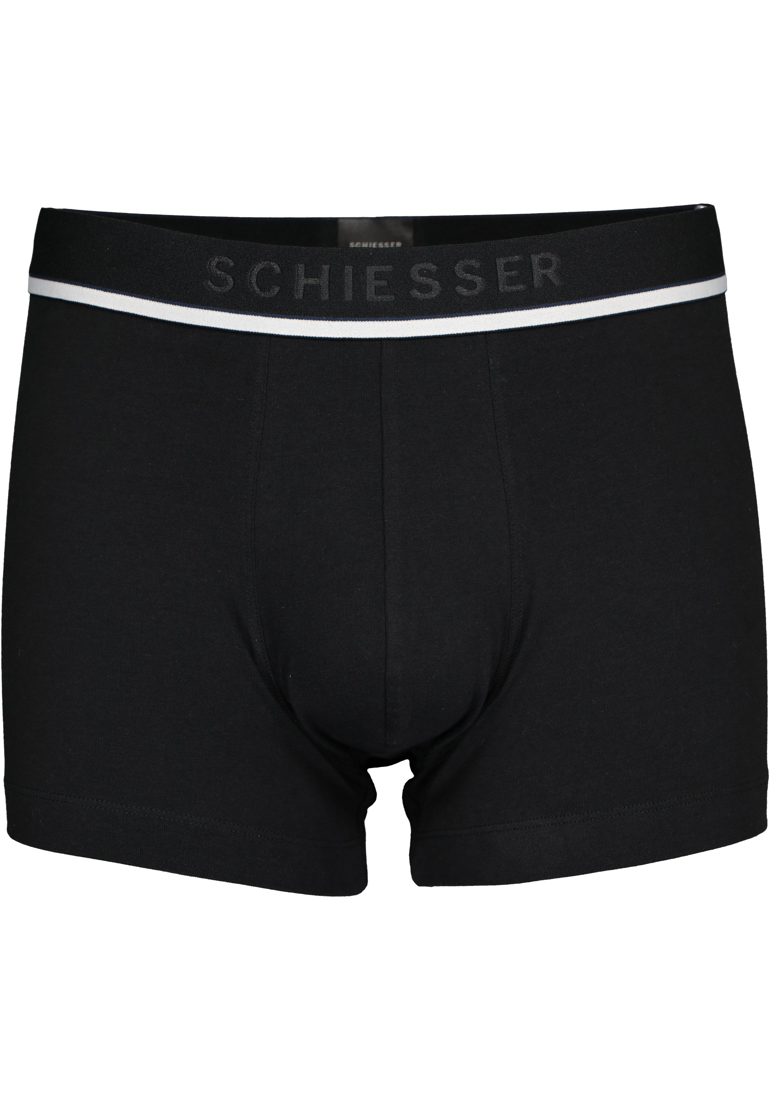 SCHIESSER 95/5 shorts (3-pack), zwart, blauw en grijs