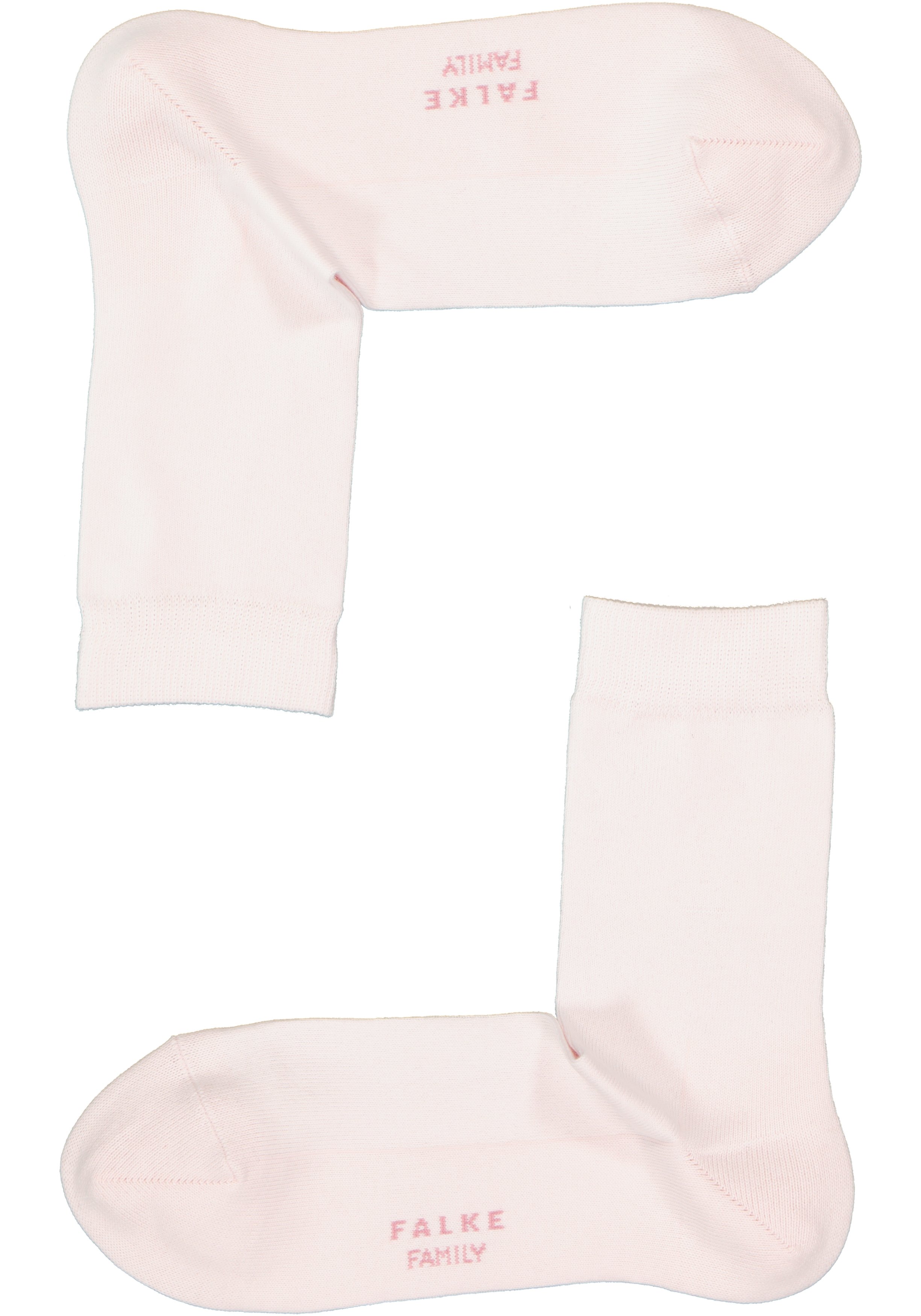 FALKE Family damessokken, katoen, roze (light pink)