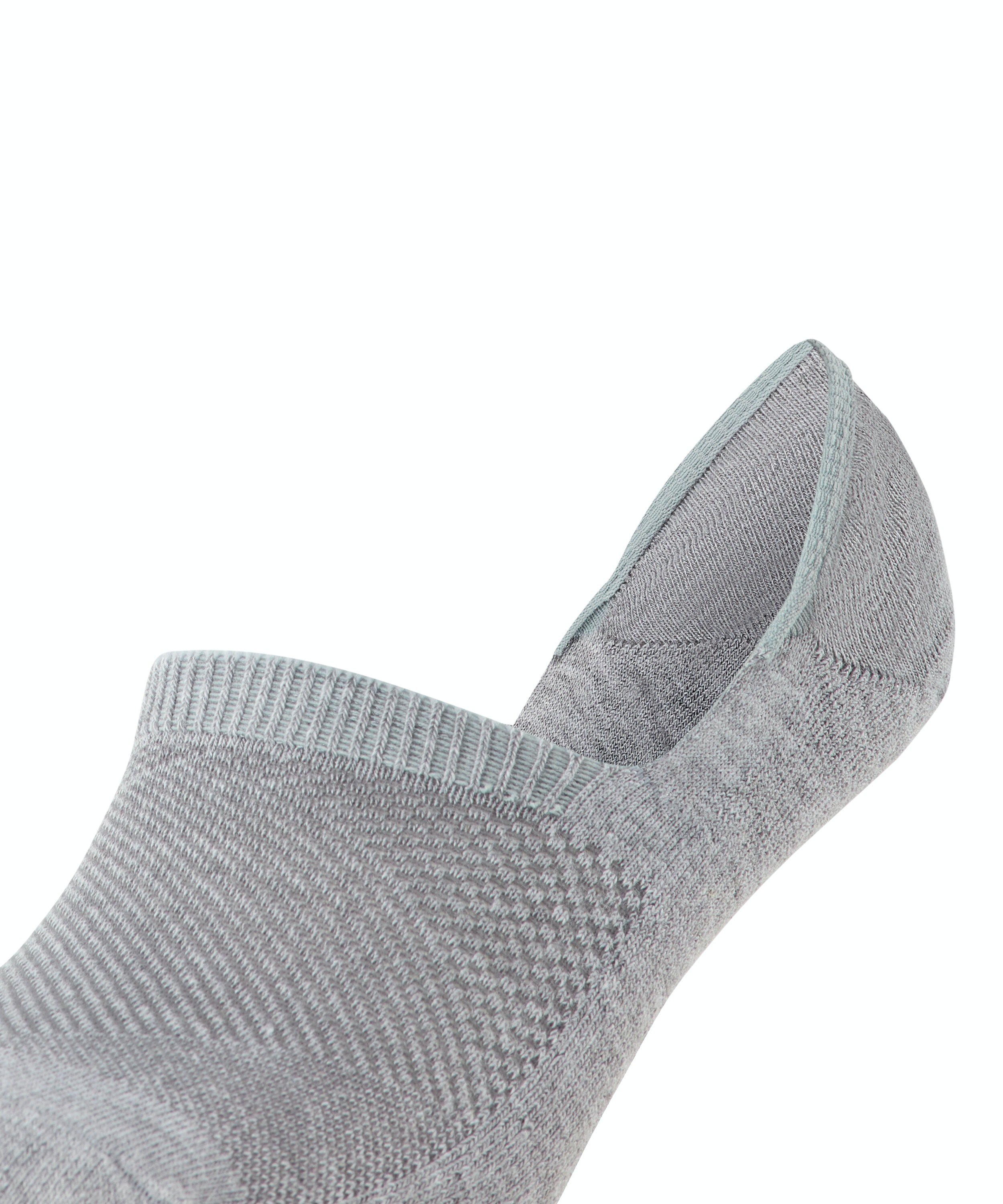 Burlington Athleisure dames invisible sokken, grijs (light grey mel.)