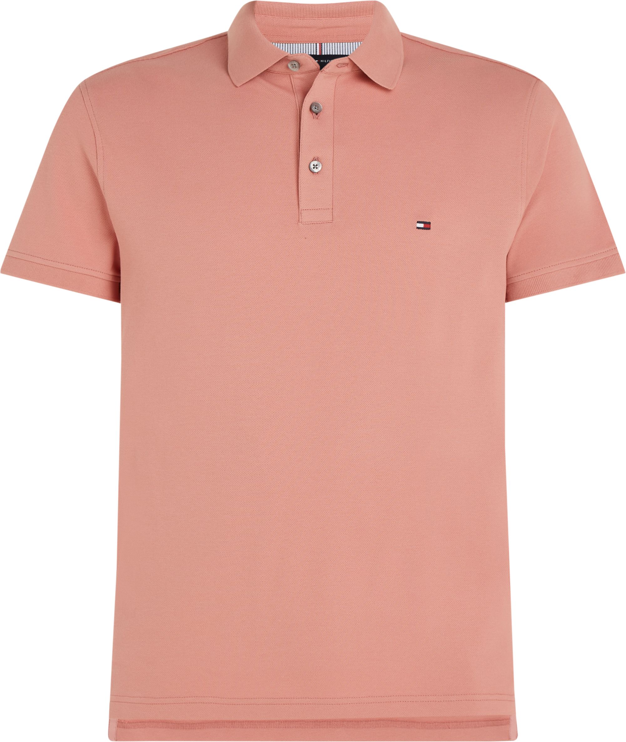 Tommy Hilfiger 1985 Slim Polo, heren poloshirt, oudroze