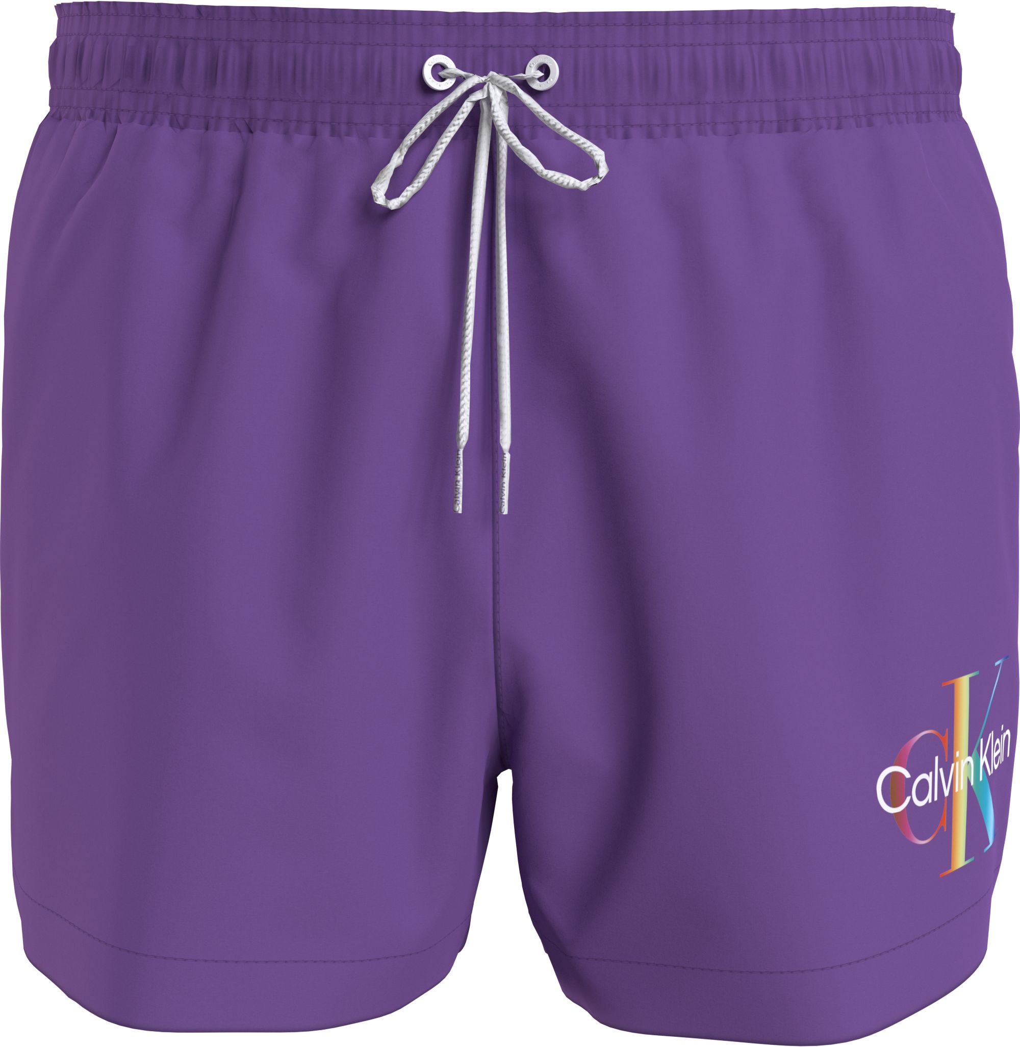 Calvin Klein Short Drawstring swimshort, heren zwembroek, paars