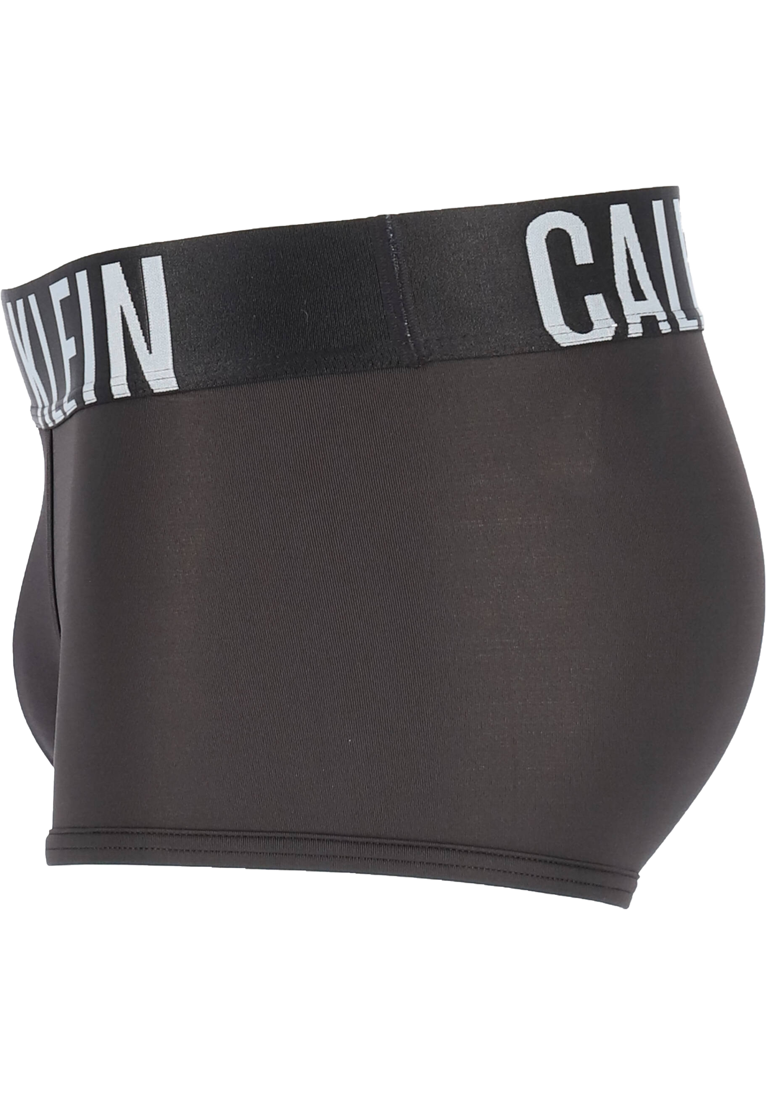 Calvin Klein INTENSE POWER Micro low rise trunk (2-pack), microfiber heren boxer kort, zwart en grijs