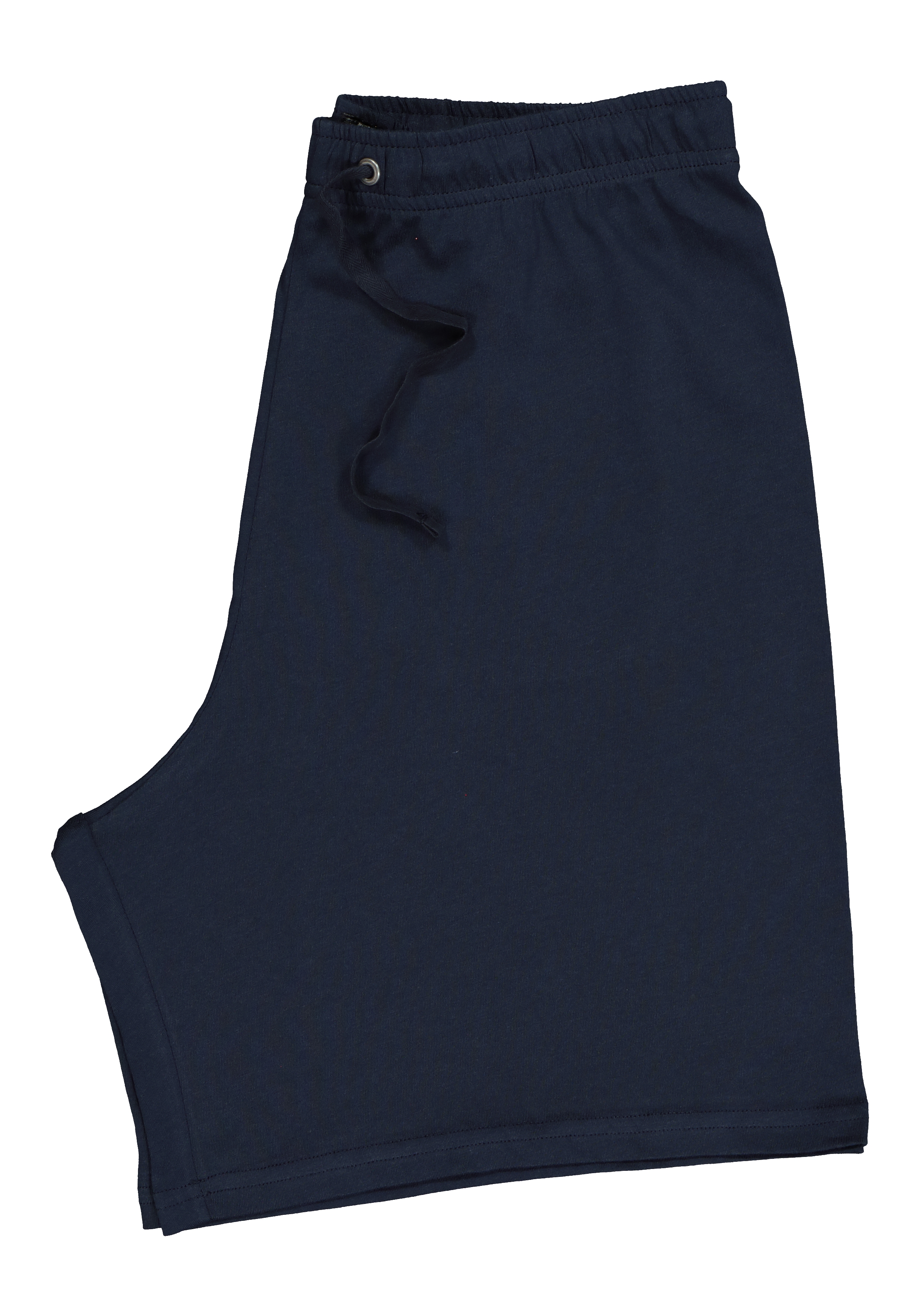 SCHIESSER heren shortama, V-hals, blauw met wit geruit