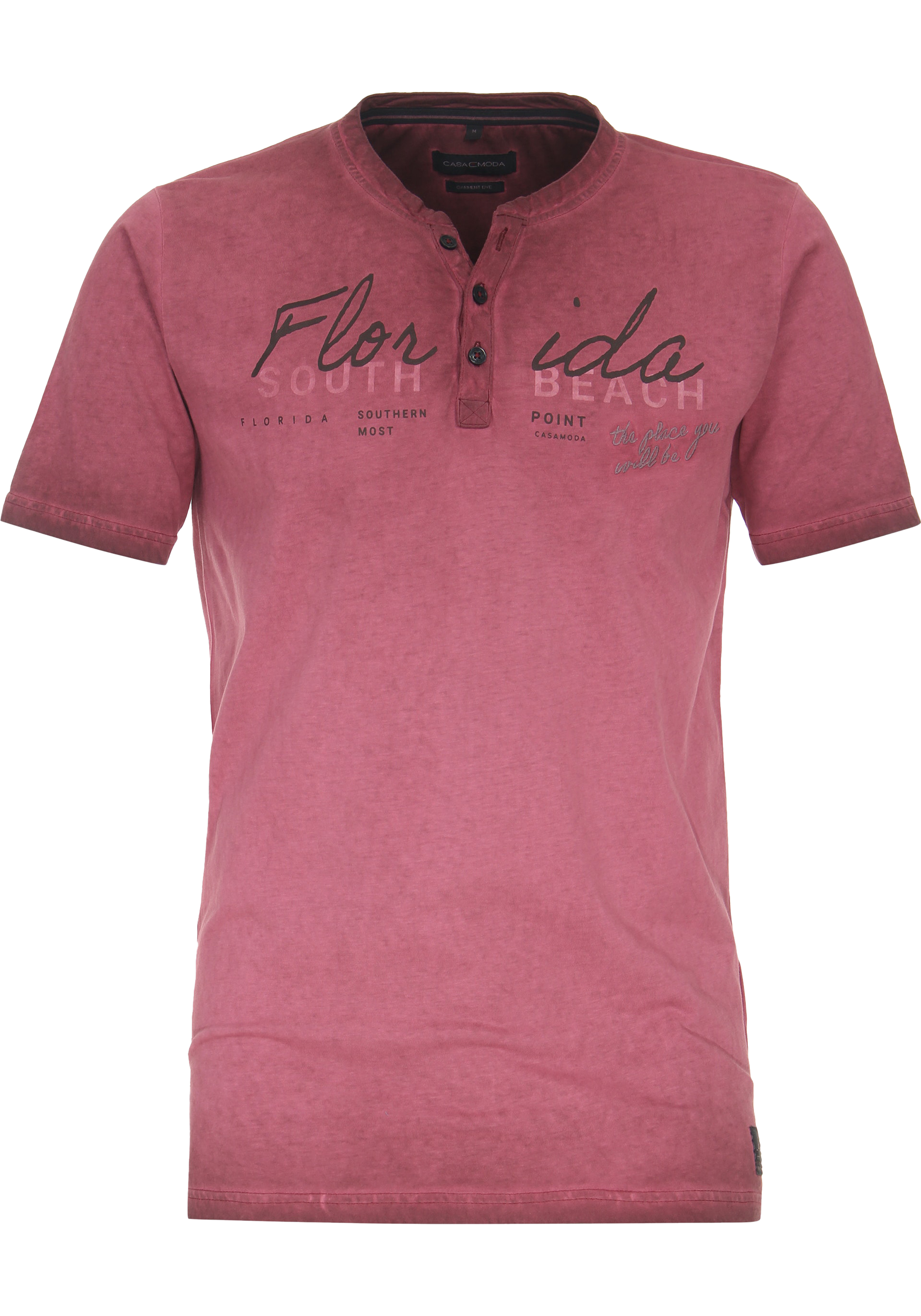 CASA MODA comfort fit heren T-shirt, rood