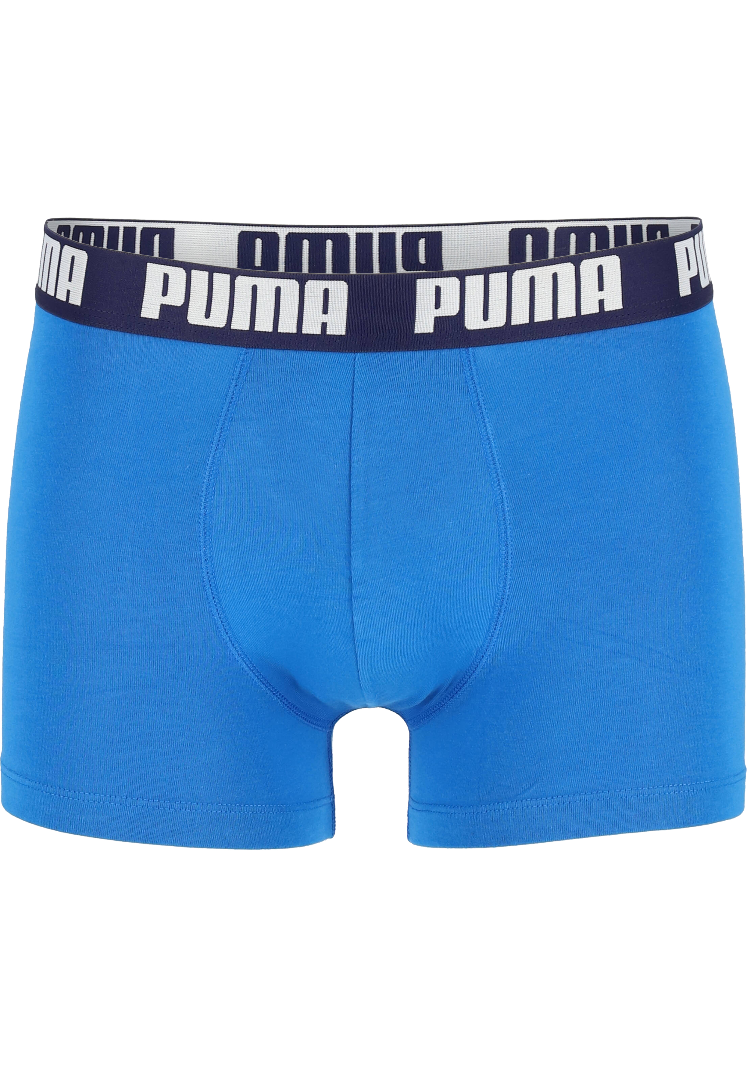 Puma Basic Boxer heren (2-pack), licht- en donkerblauw