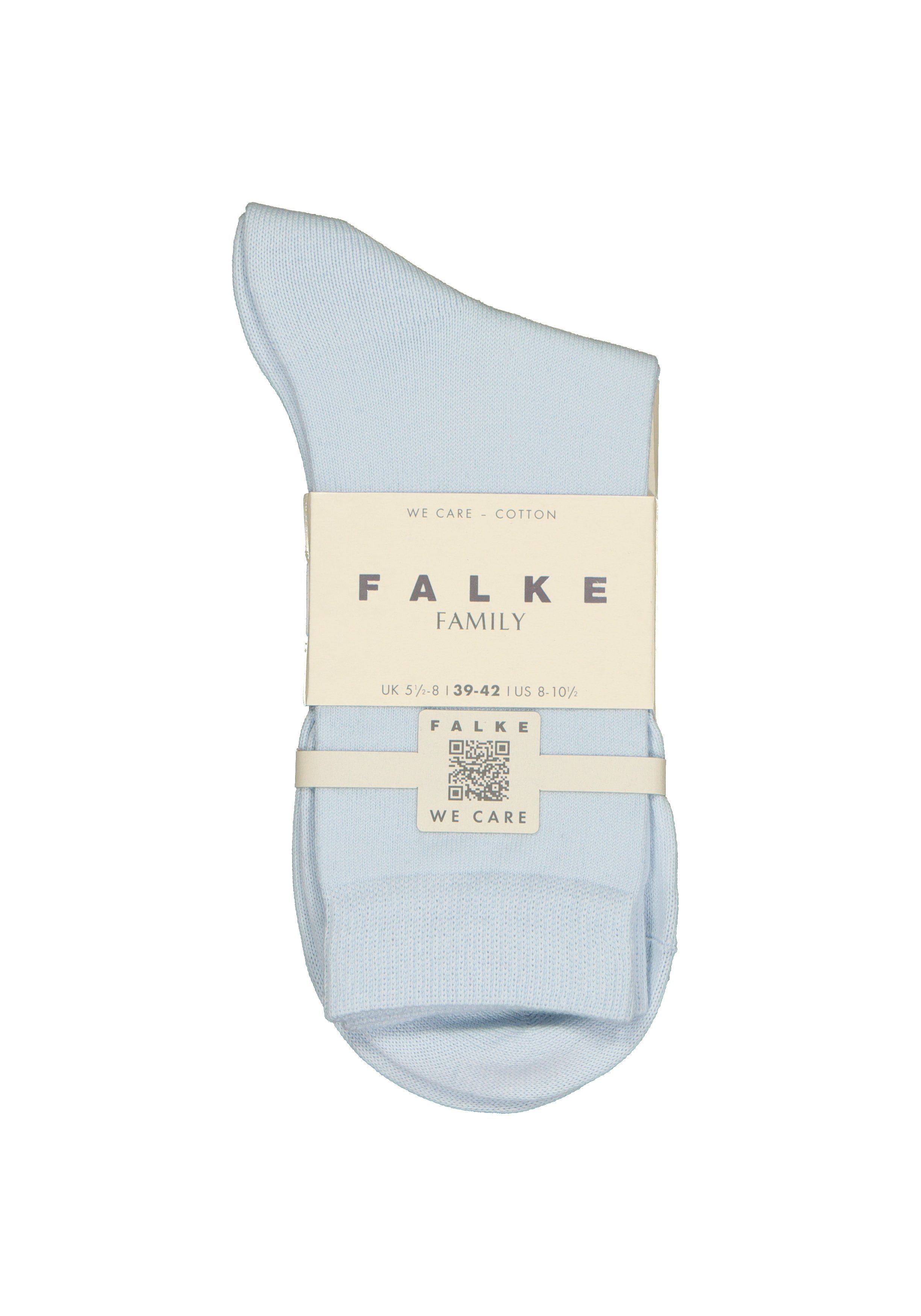 FALKE Family damessokken, katoen, lichtblauw (light blue)