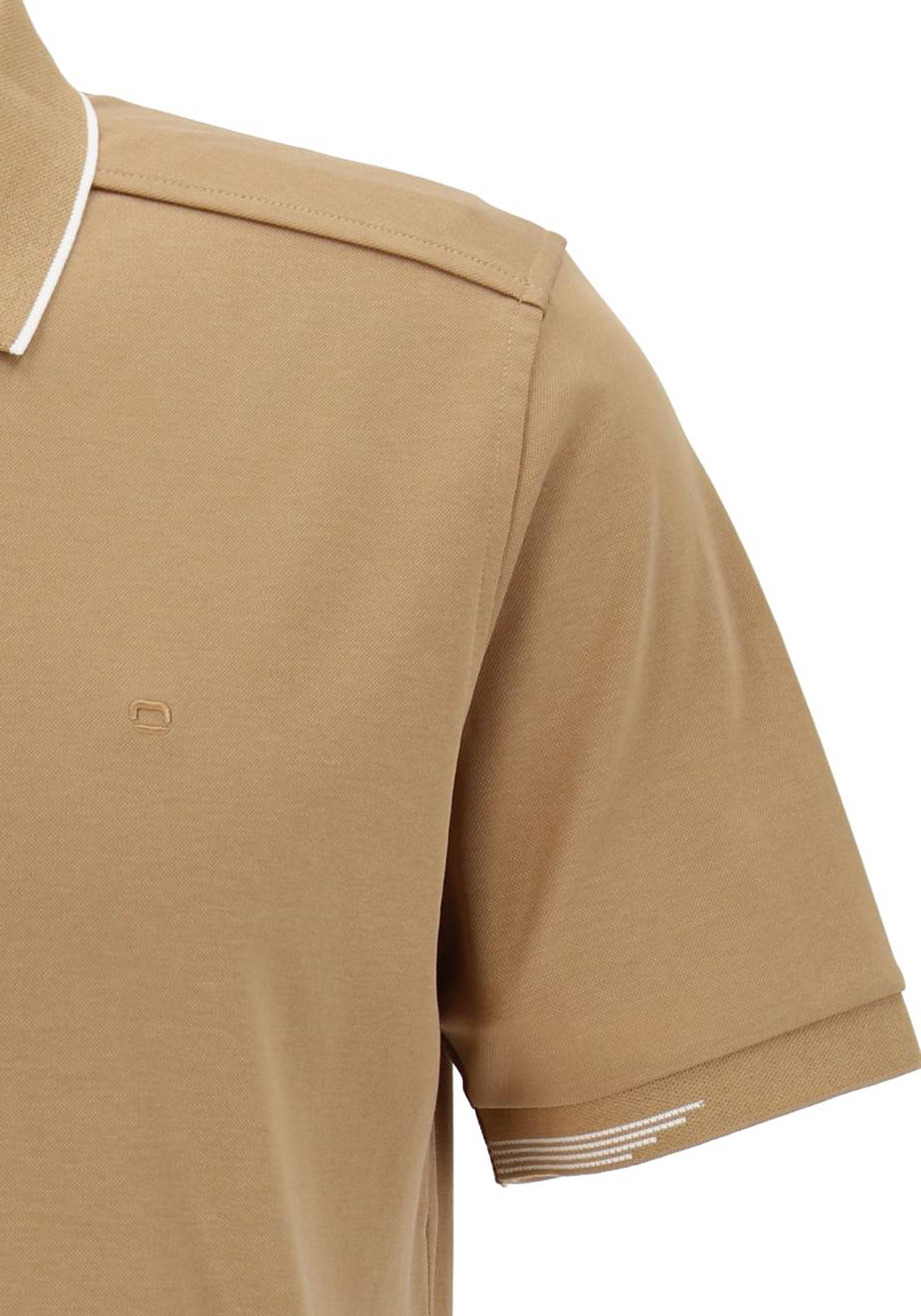 OLYMP Polo Casual, modern fit polo, caramel