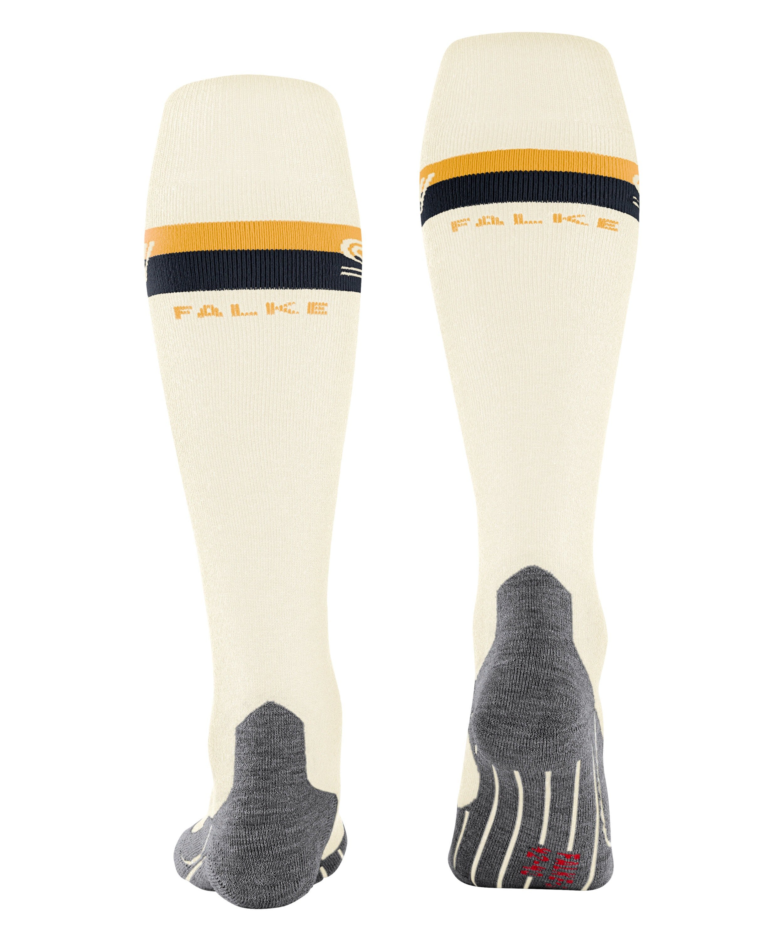 FALKE SK2 Intermediate heren skiing kniekousen, beige (off-white)