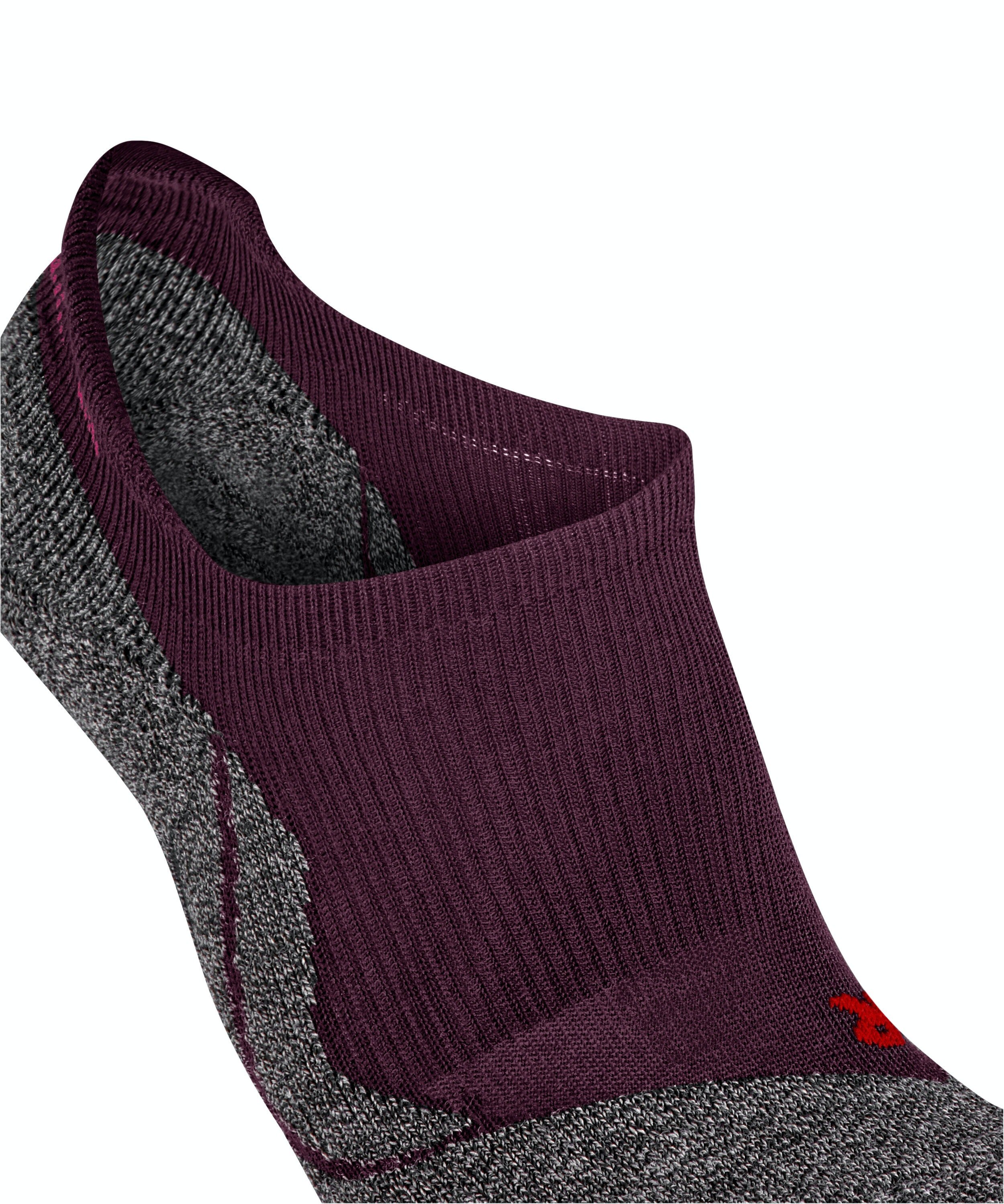 FALKE RU3 Comfort Invisible dames running kousenvoetjes, paars (dark mauve)