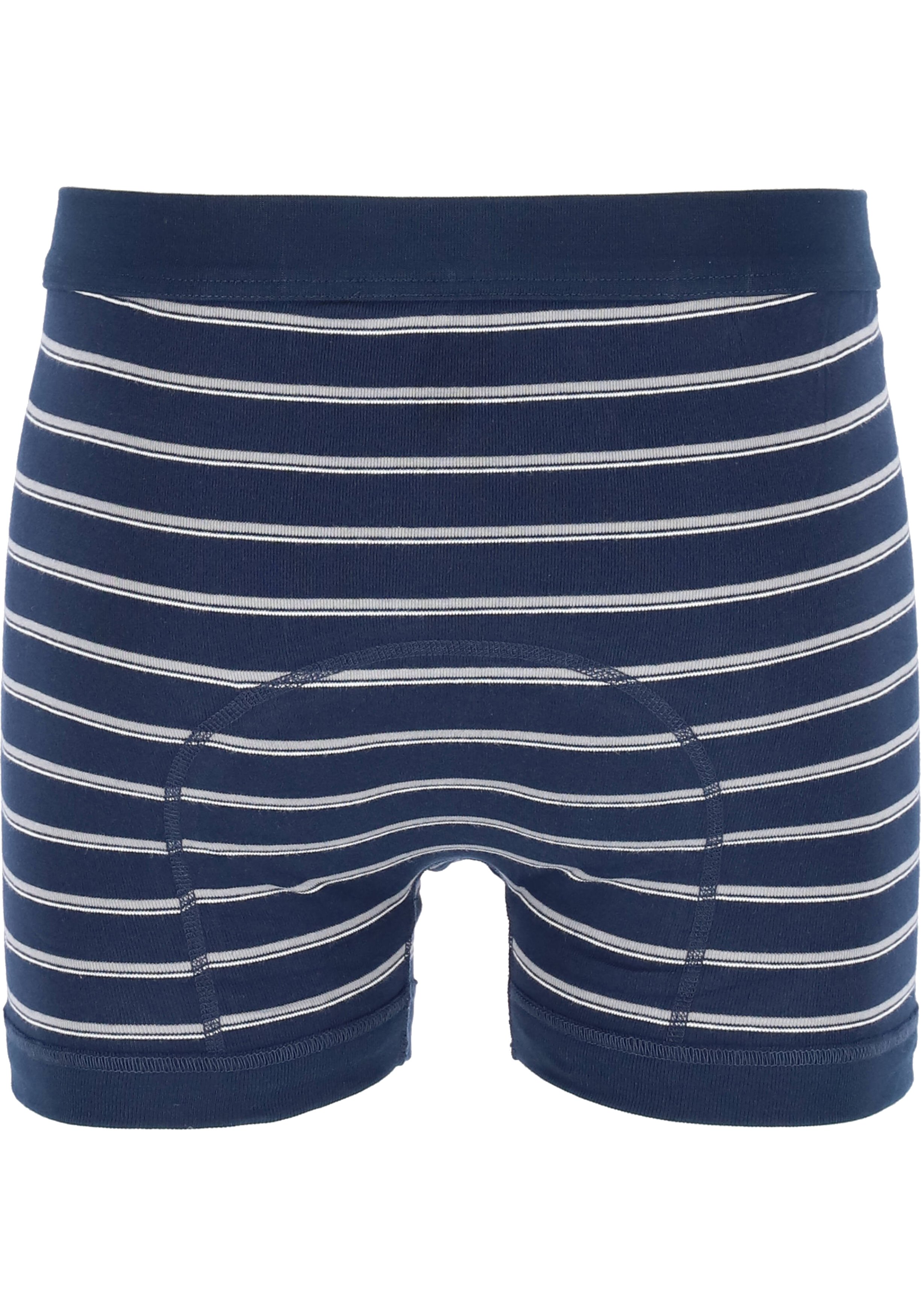 SCHIESSER Original Classics shorts (2-pack), Feinripp met gulp, blauw gestreept           