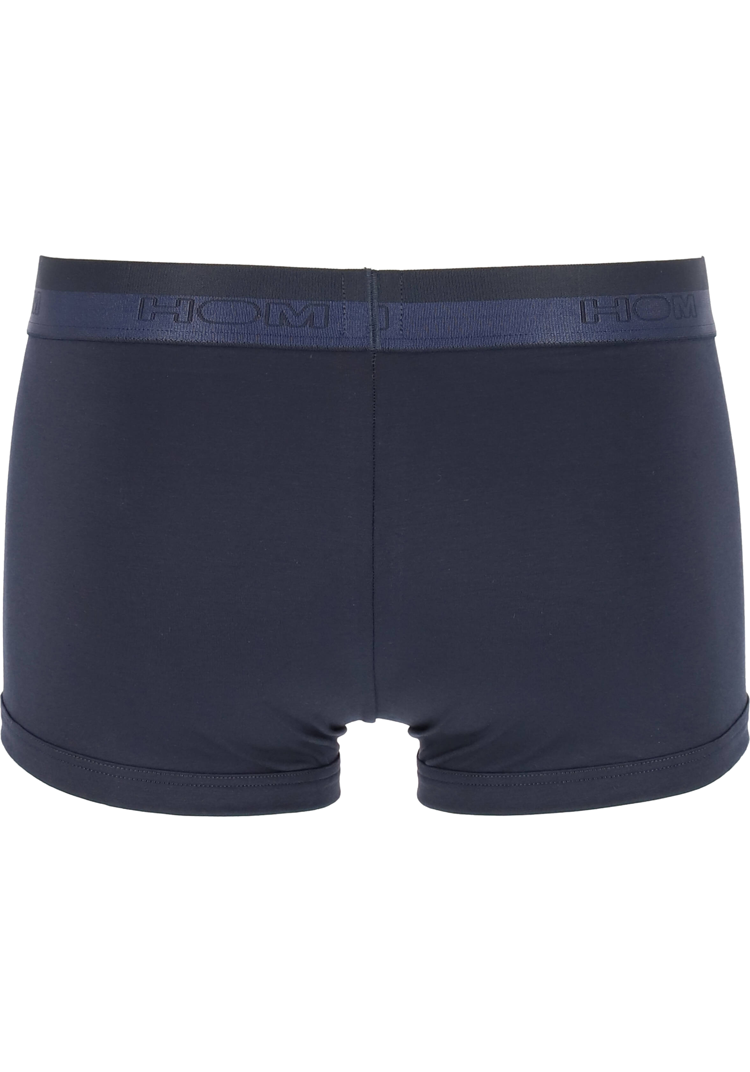 HOM HO1 boxer briefs (1-pack), heren boxer kort met horizontale gulp, navy blauw