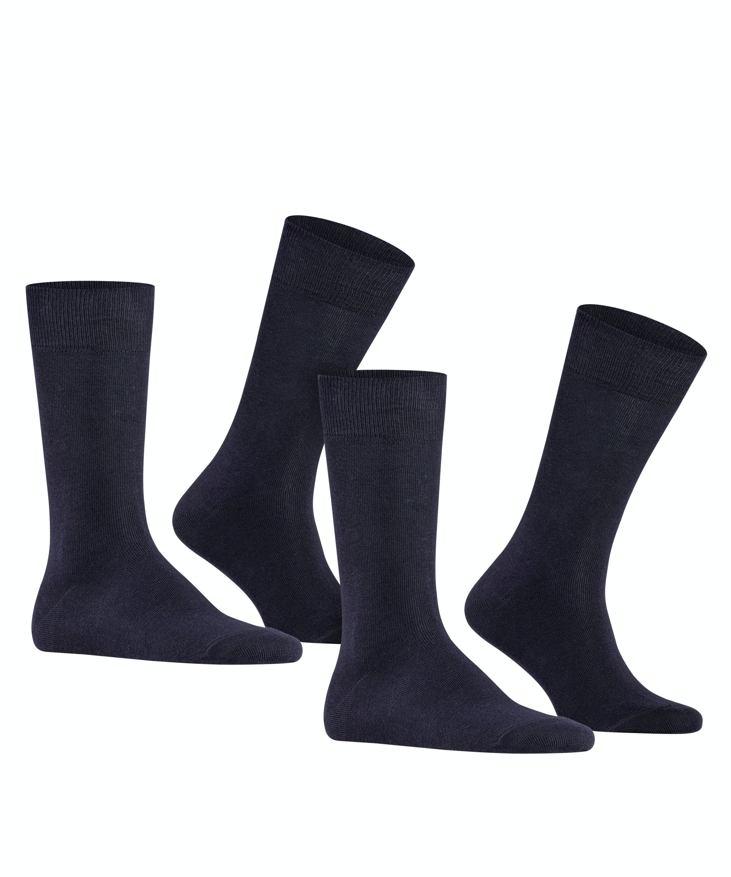 FALKE Swing 2-Pack herensokken (2-pack), blauw (dark navy)