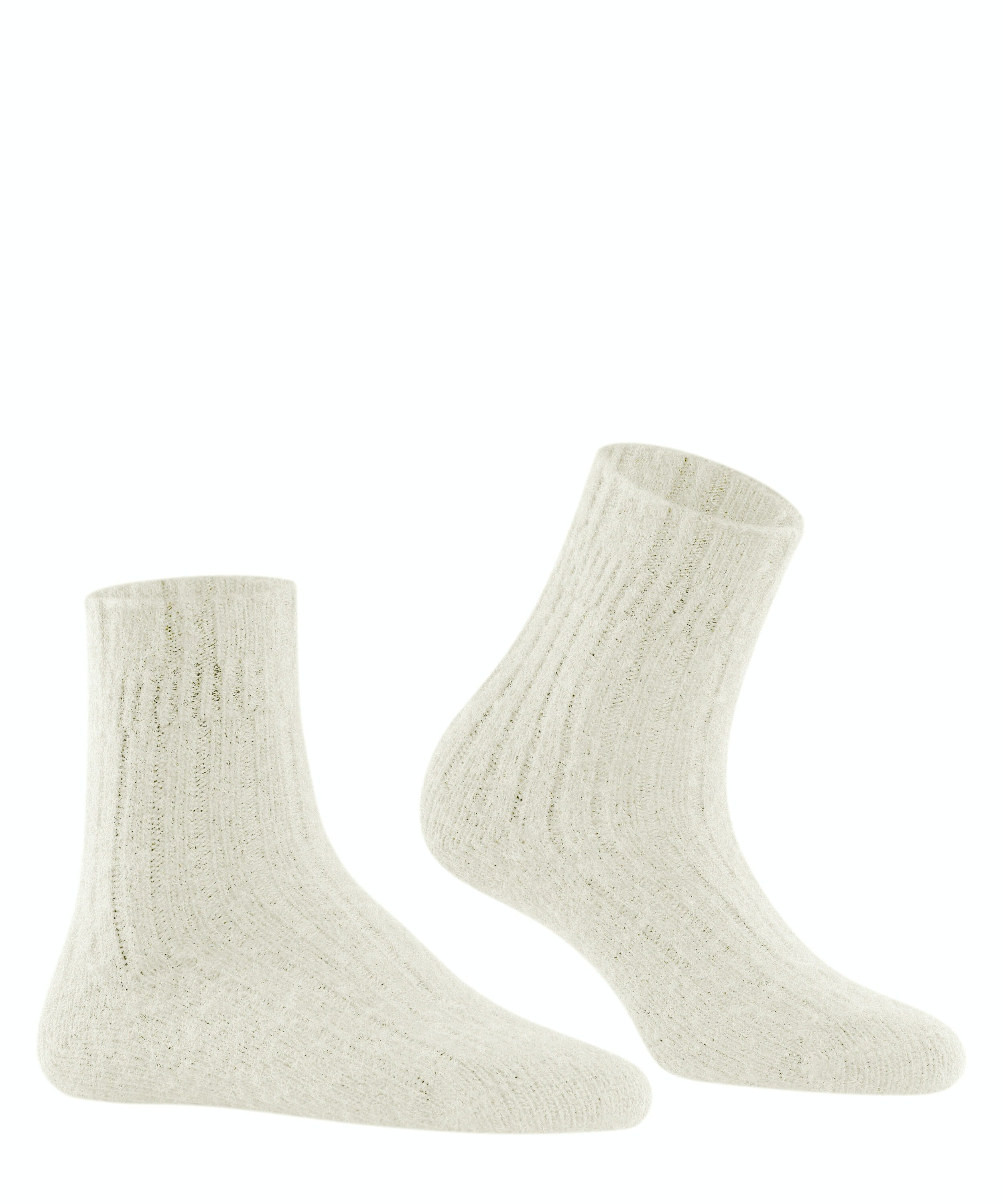 FALKE Bedsock Rib damessokken, beige (off-white)