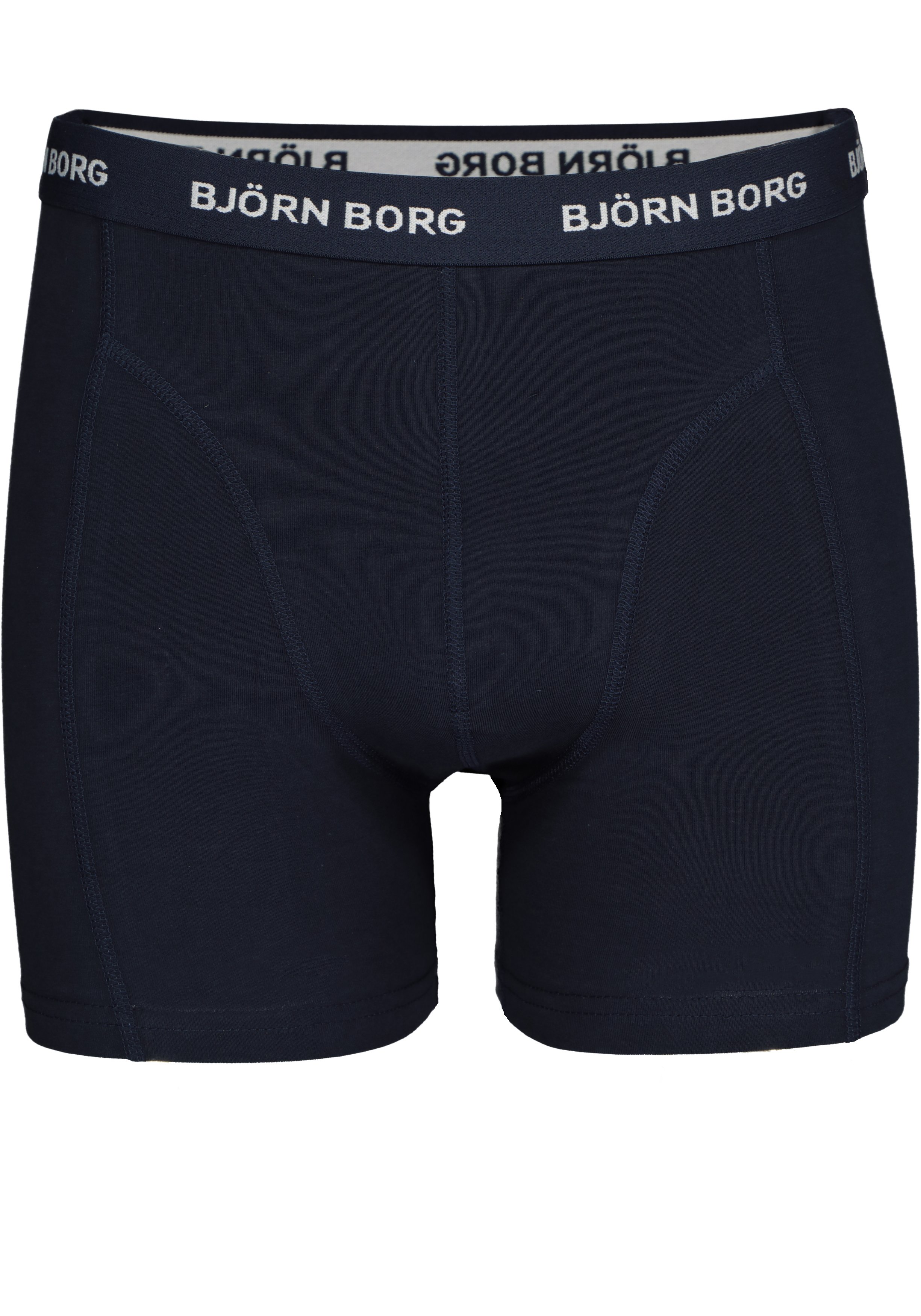 Bjorn Borg boxershorts Essential (3-pack), heren boxers normale lengte, blauw Total Eclipse