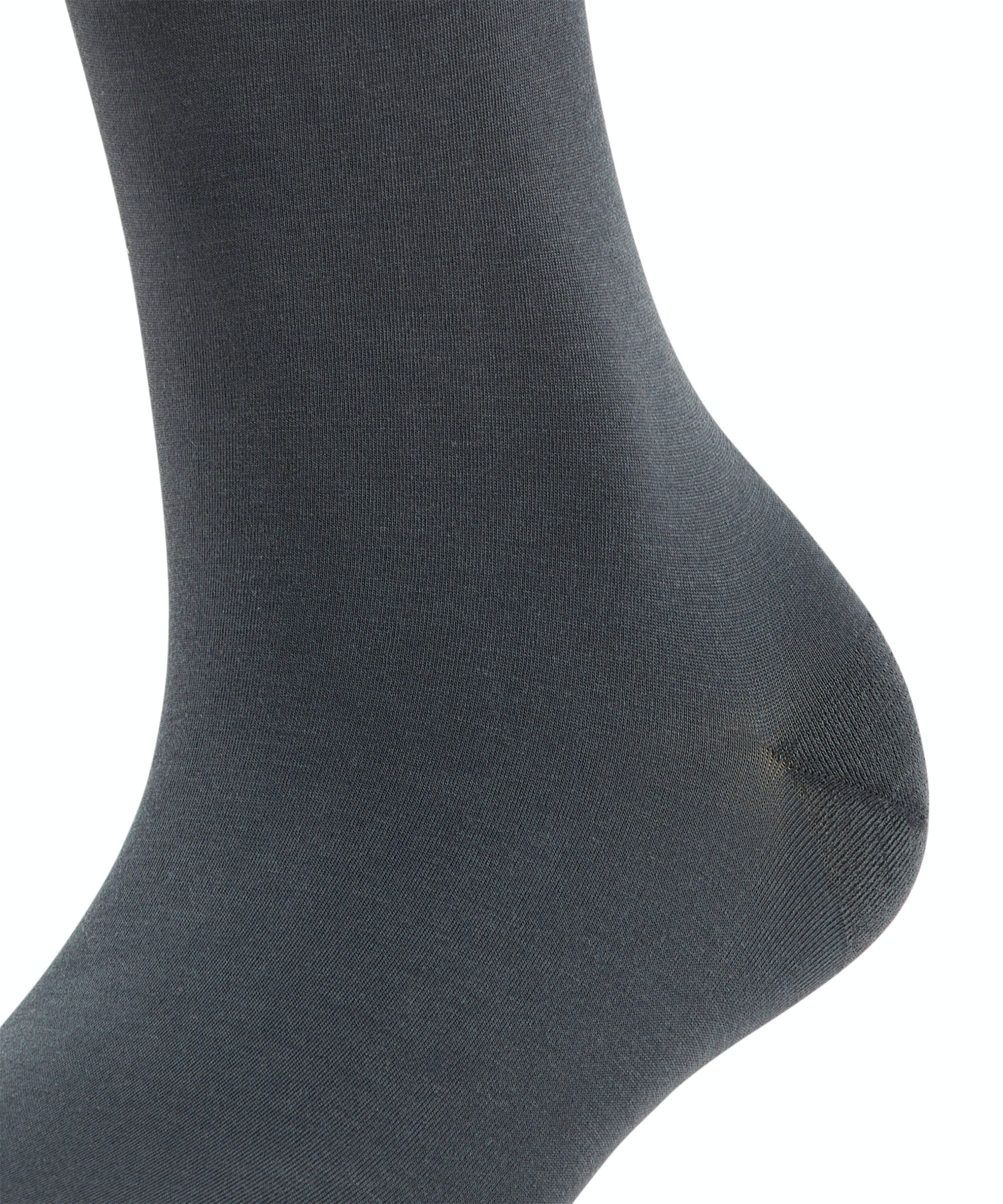 FALKE Fine Softness 50 DEN dames kniekousen, antraciet grijs (graphite)