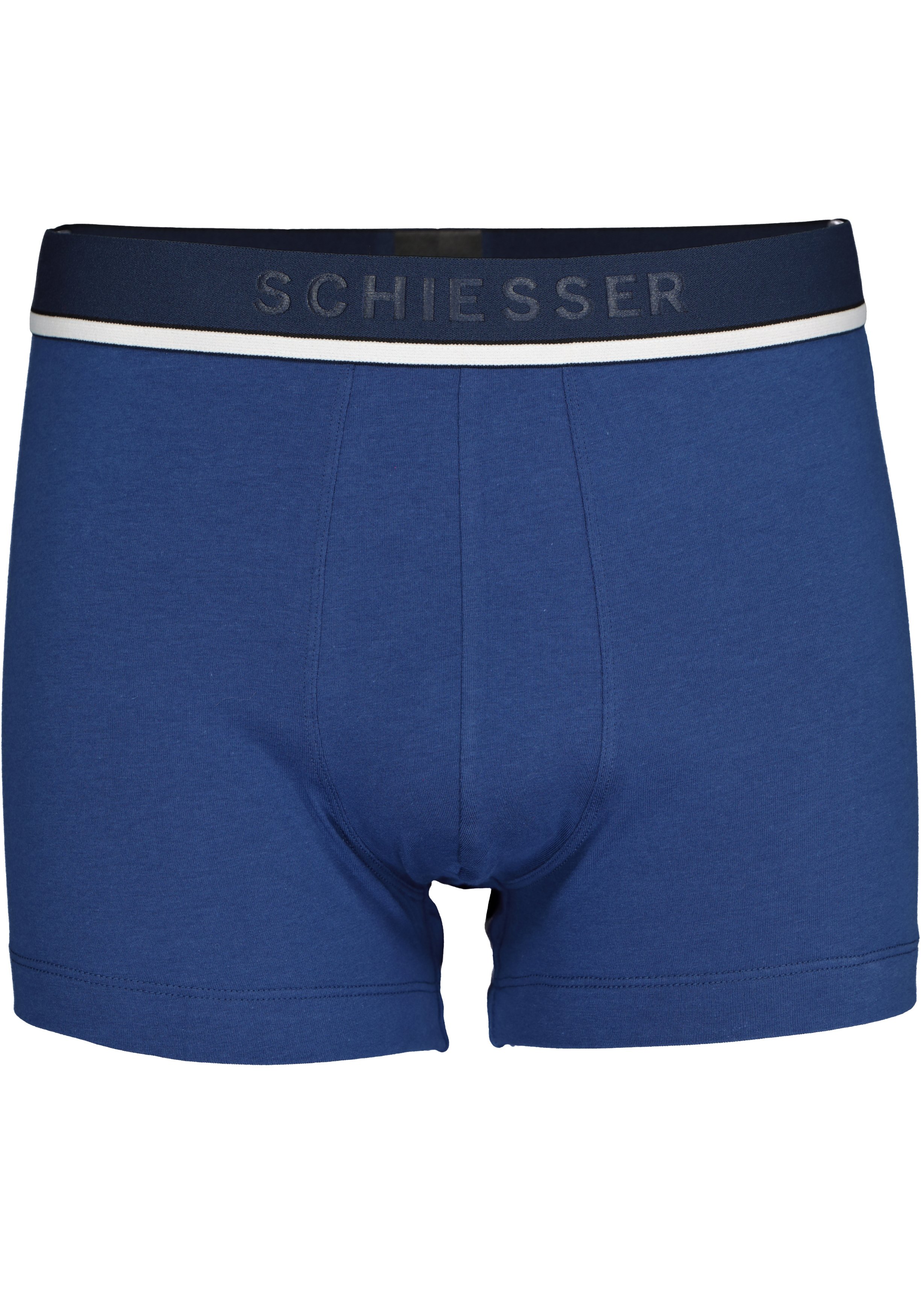 SCHIESSER 95/5 shorts (3-pack), zwart, blauw en donkerblauw