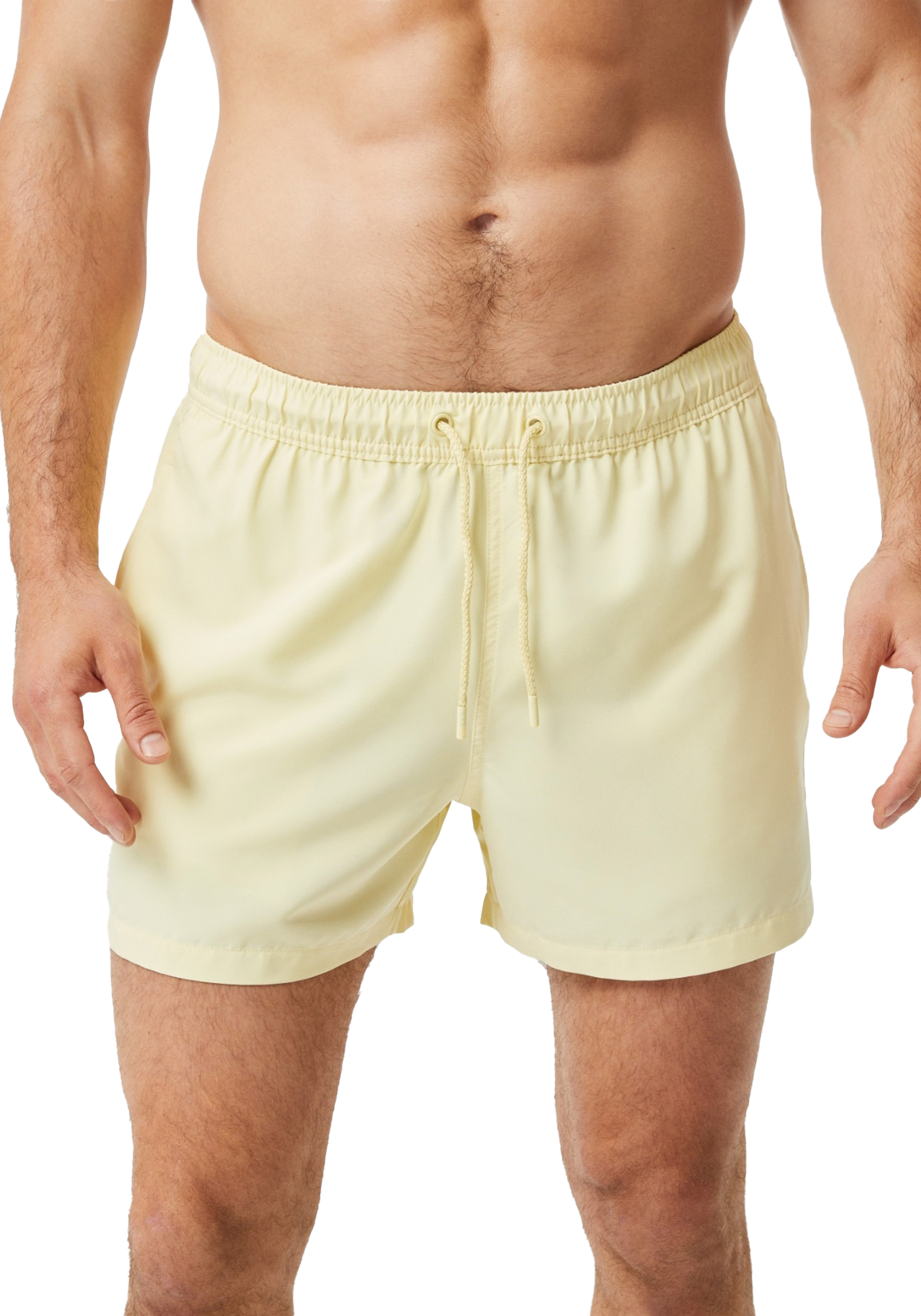 Bjorn Borg Solid Swim Shorts, heren zwembroek, lichtgeel