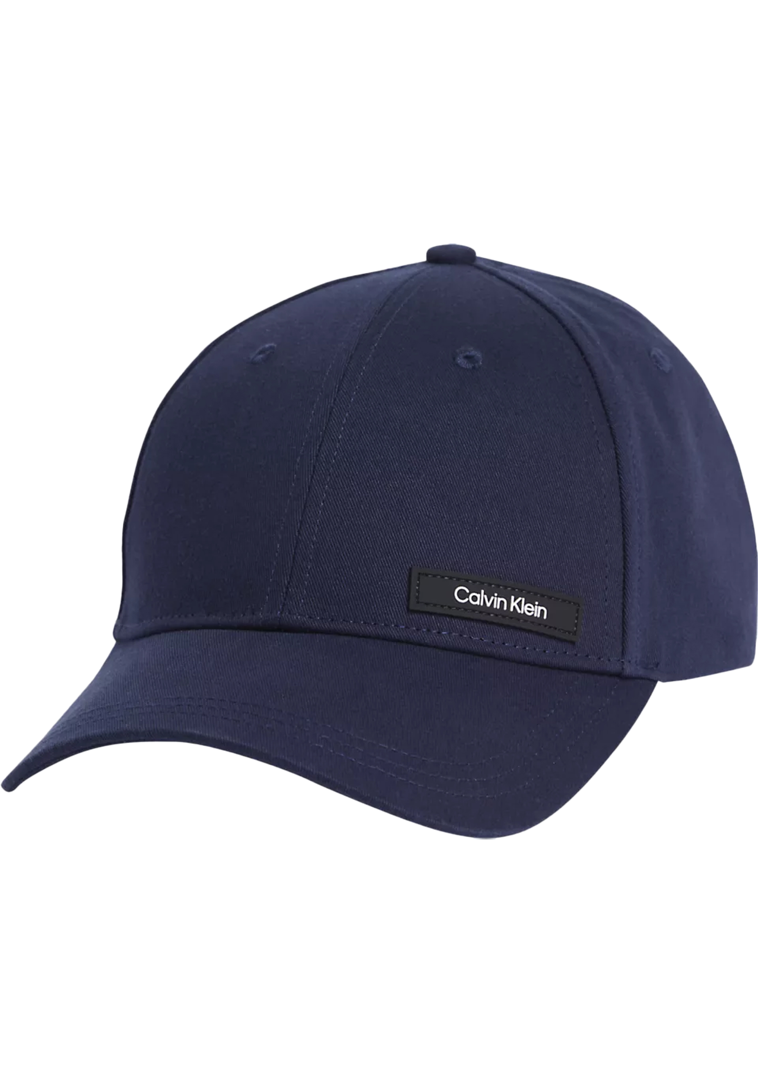 Calvin Klein pet, essential patch baseball cap, donkerblauw