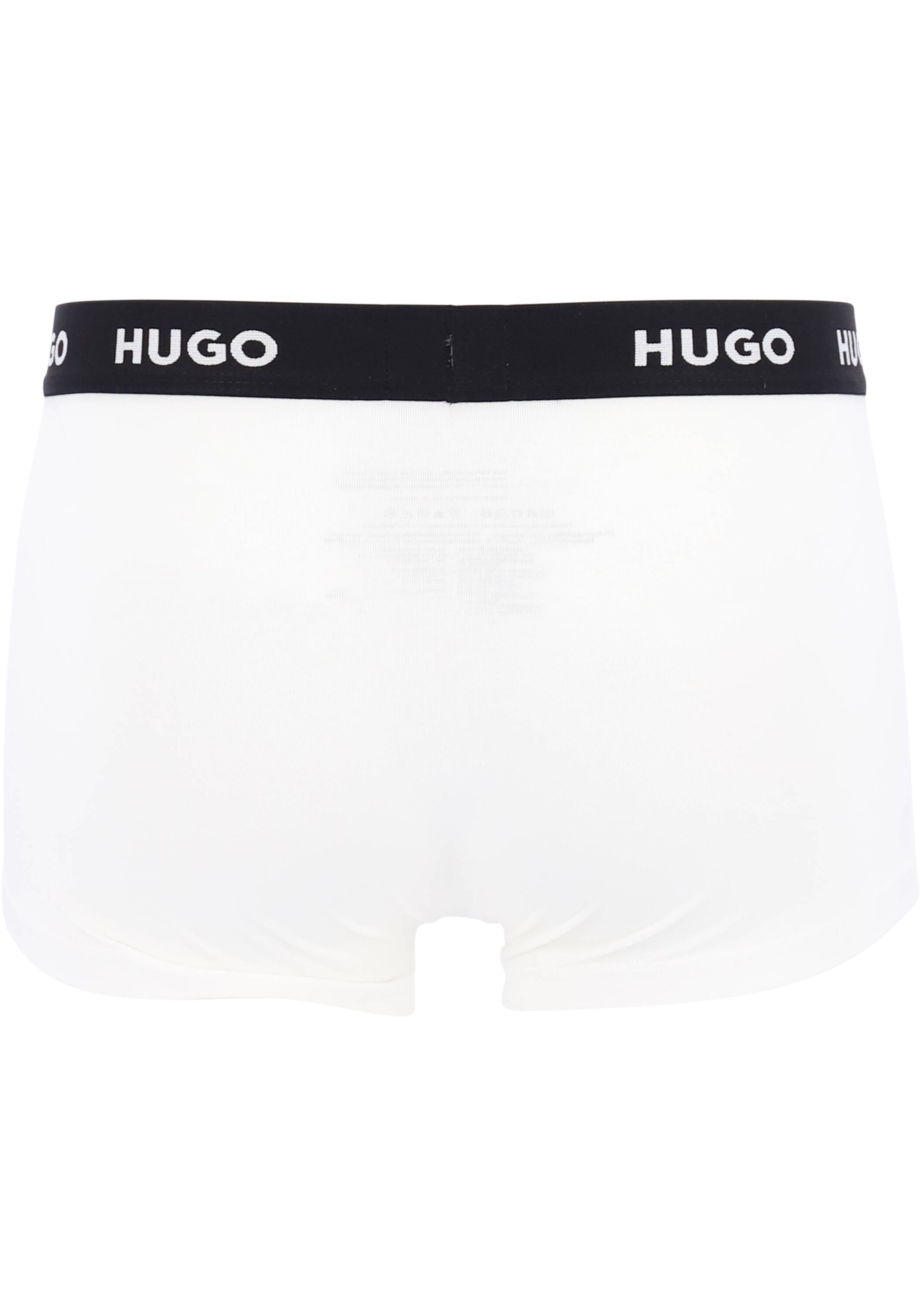 HUGO trunks (3-pack), heren boxers kort, wit