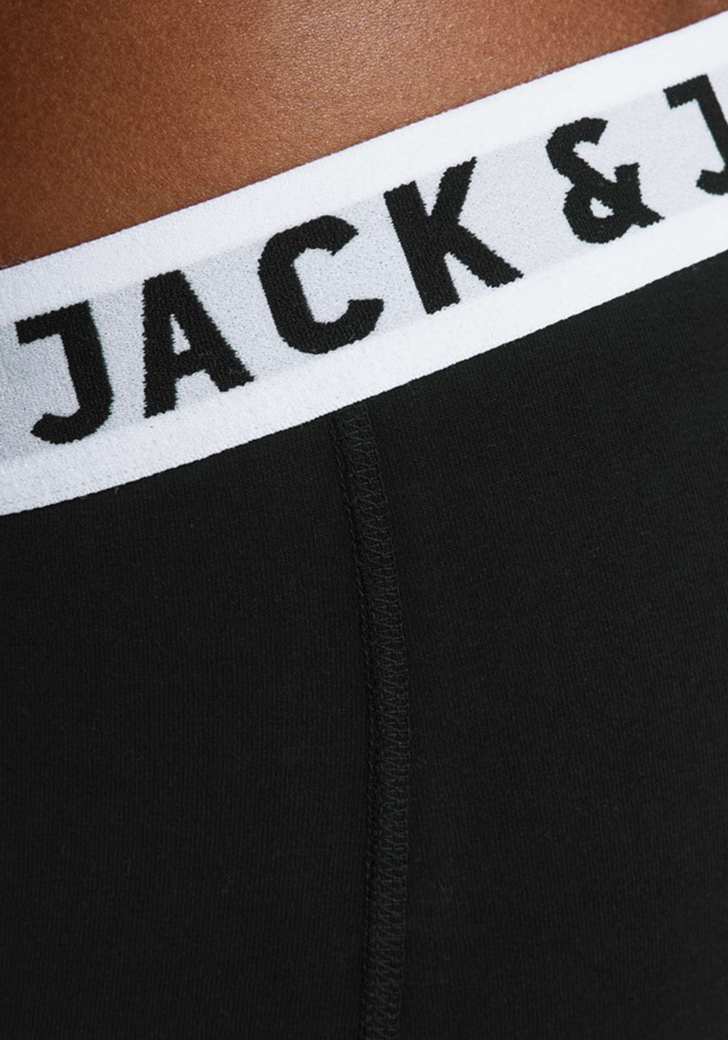 Jack & Jones heren boxers Sense trunks (3-pack), zwart