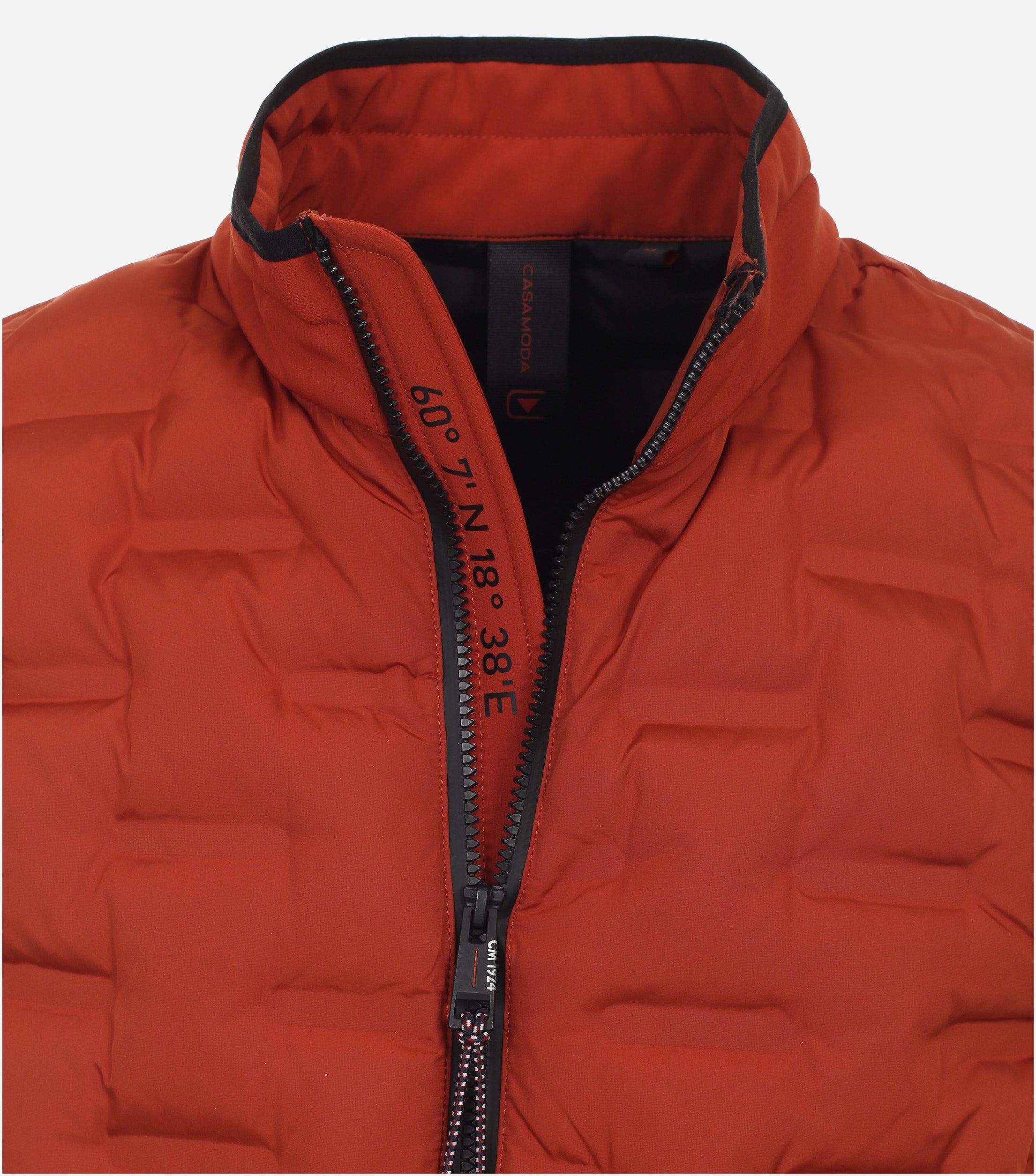 CASA MODA comfort fit bodywarmer, oranje