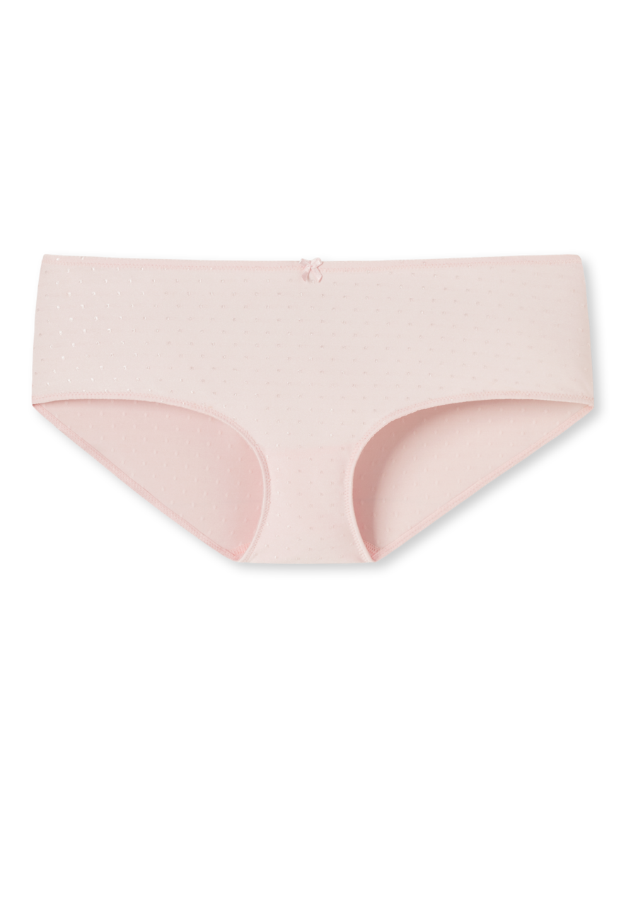 SCHIESSER Pure Jacquard slip (1-pack), dames panty micro-kwaliteit rose gestippeld