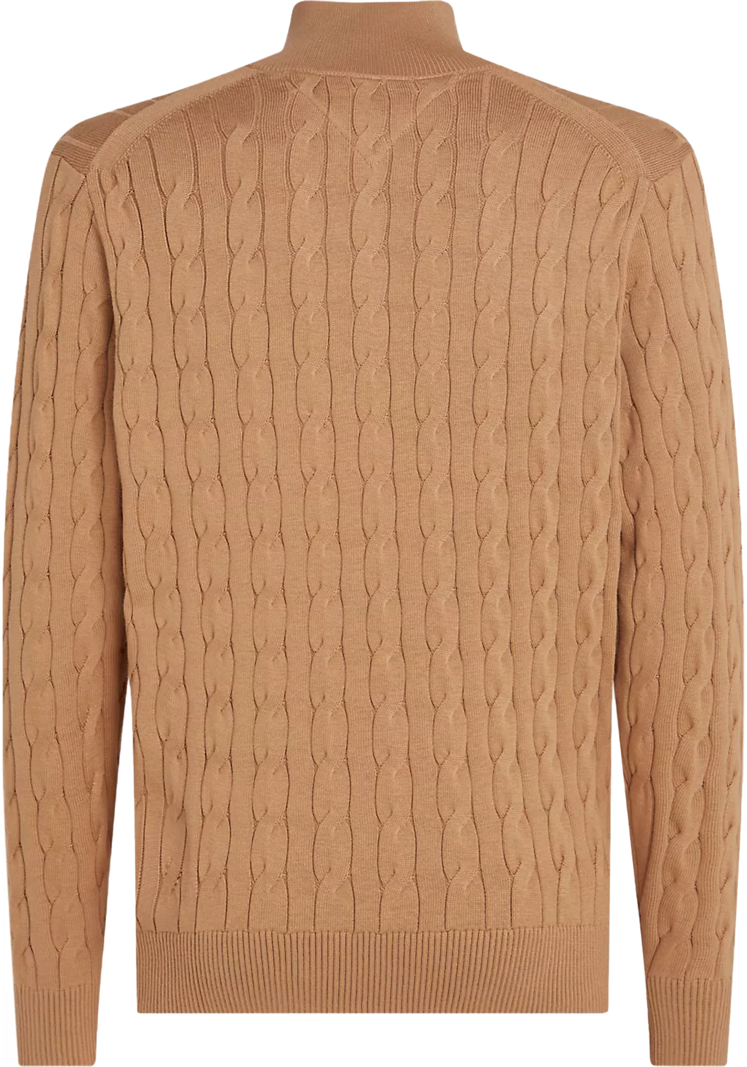 Tommy Hilfiger heren coltrui katoen, camel