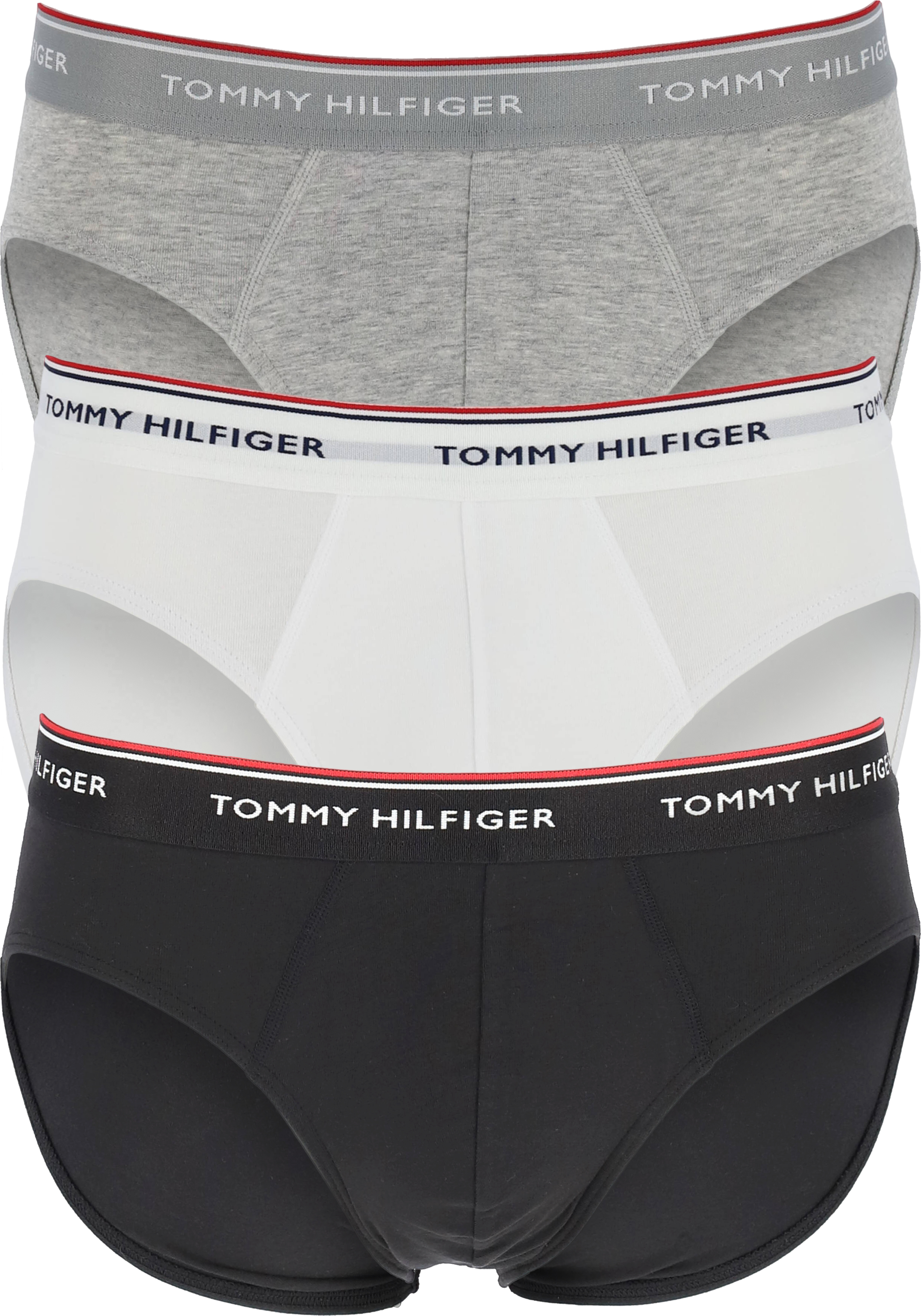 Tommy Hilfiger slips (3-pack), heren slips zonder gulp, wit, zwart, grijs